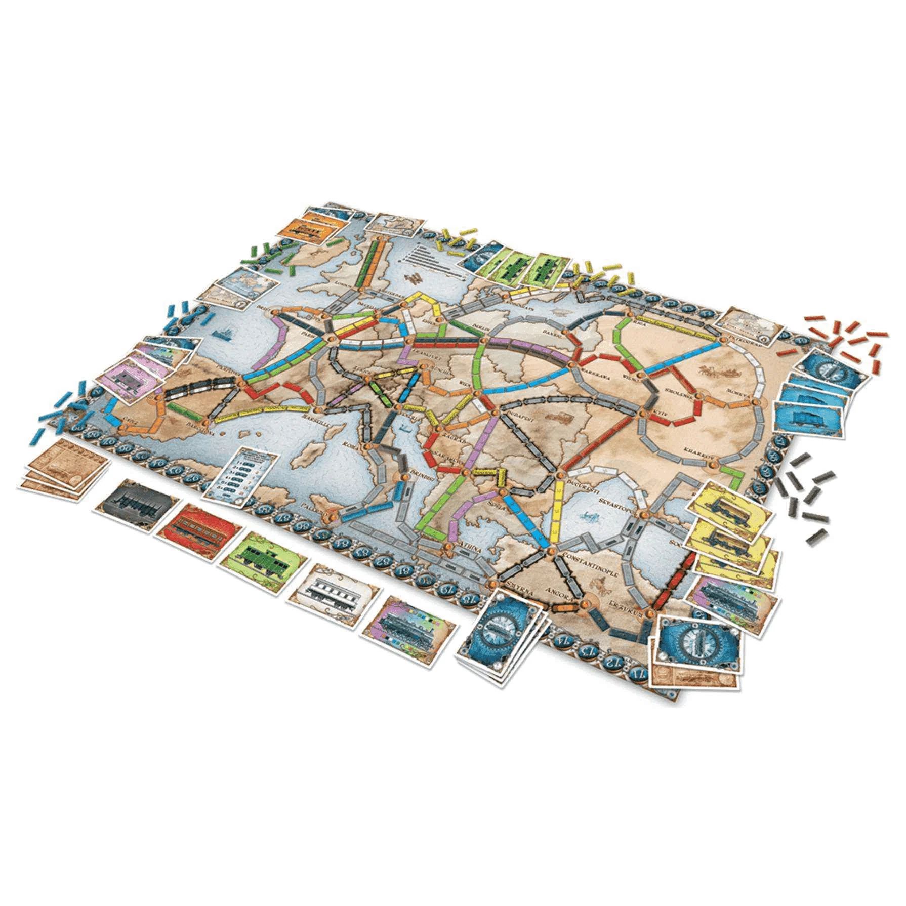 Juego de Mesa Aventureros al Tren Europa - Image 2