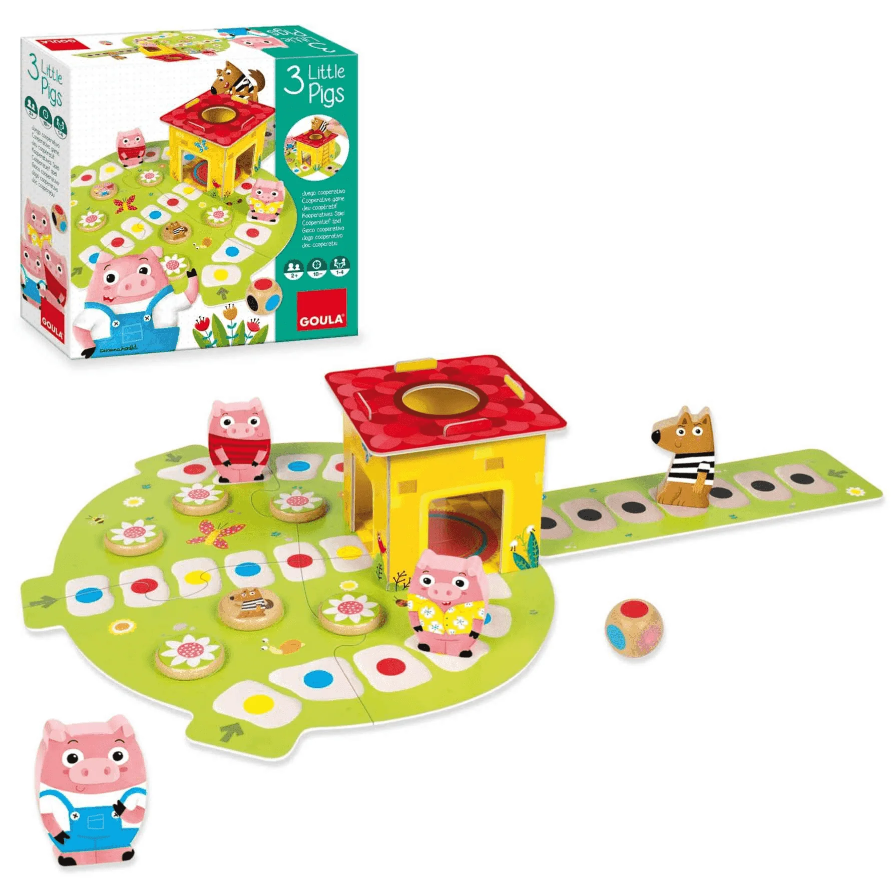 Juego de Mesa Los 3 Cerditos | Juguetes de Madera - Image 2