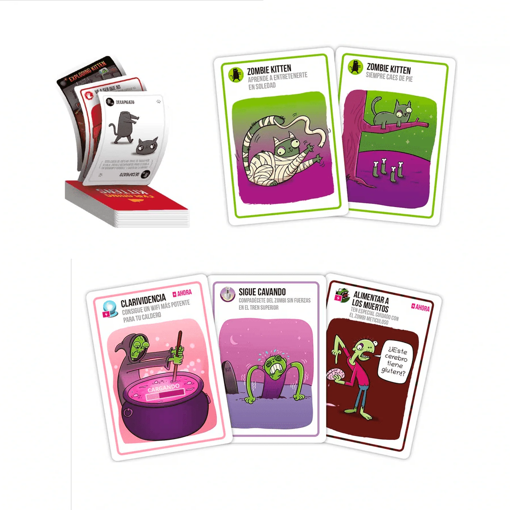 Juego de Mesa Zombie Kittens - Image 2