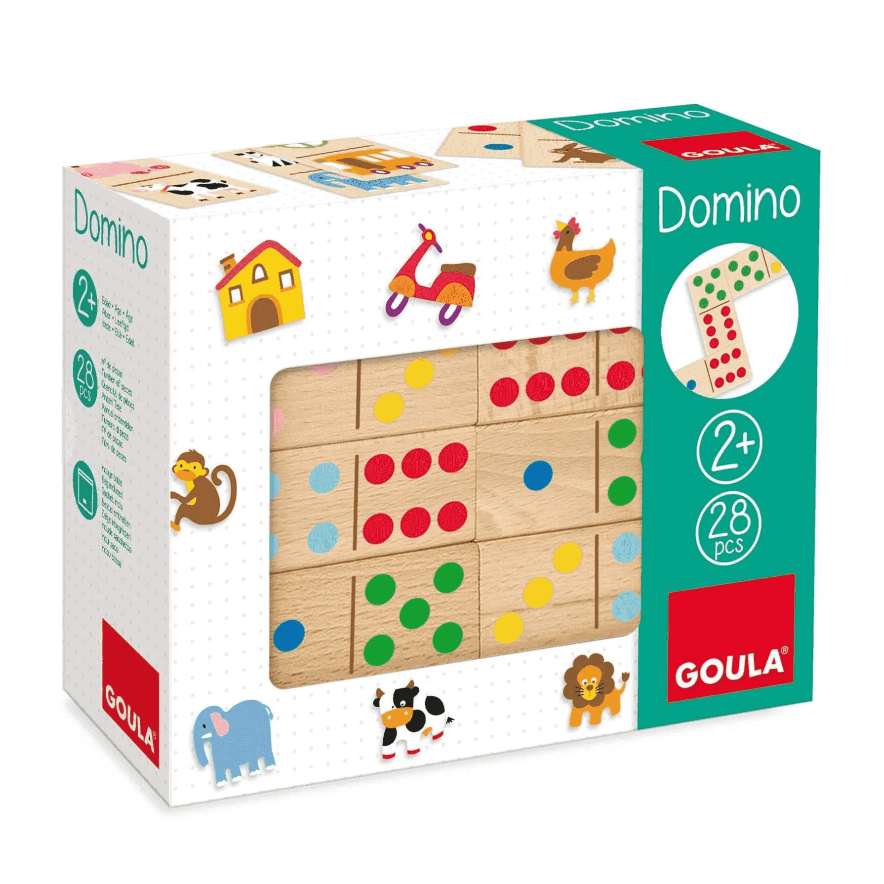 Juego Dominó Topycolor | Juguete de Madera