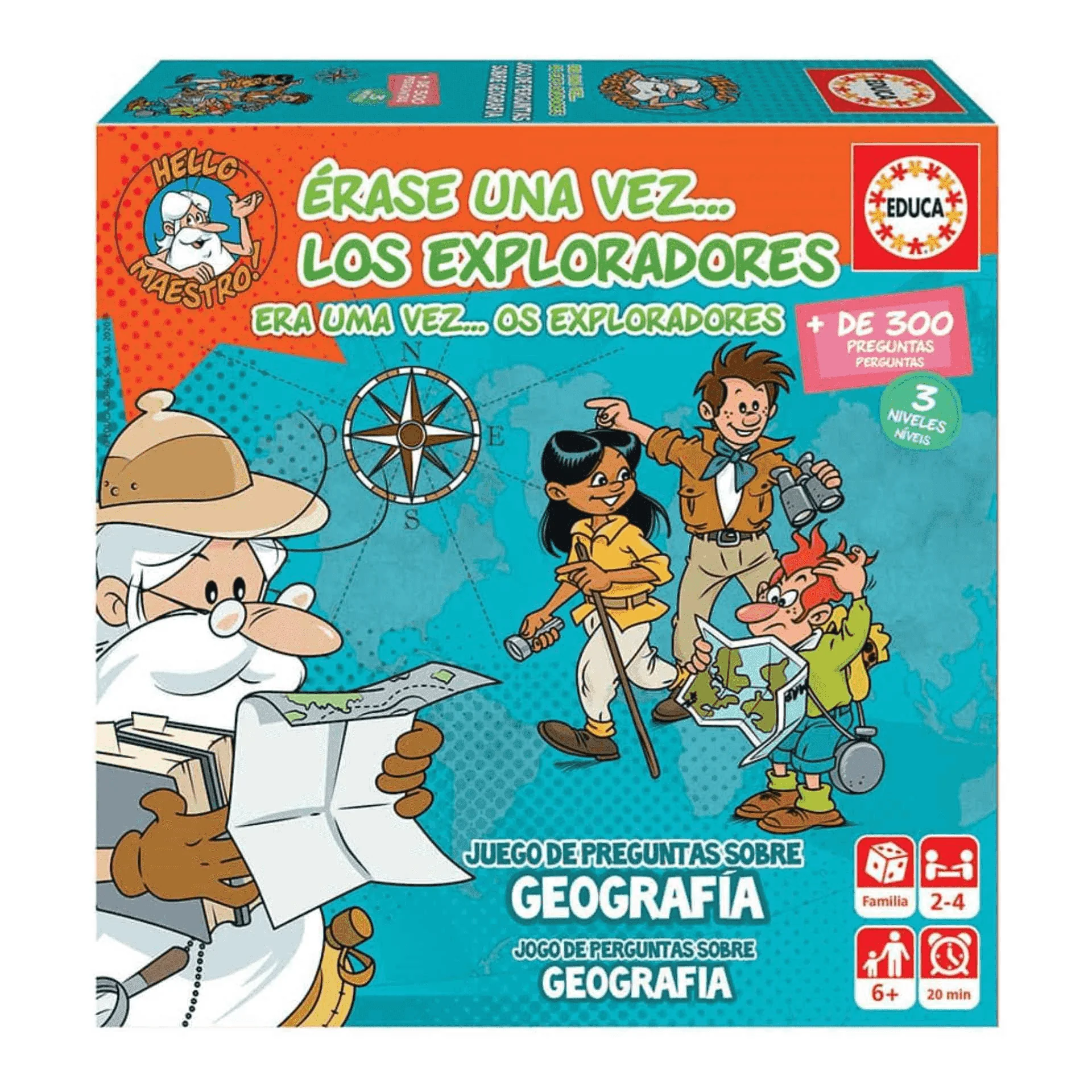 Juego Érase Una Vez... Los Exploradores Geografía