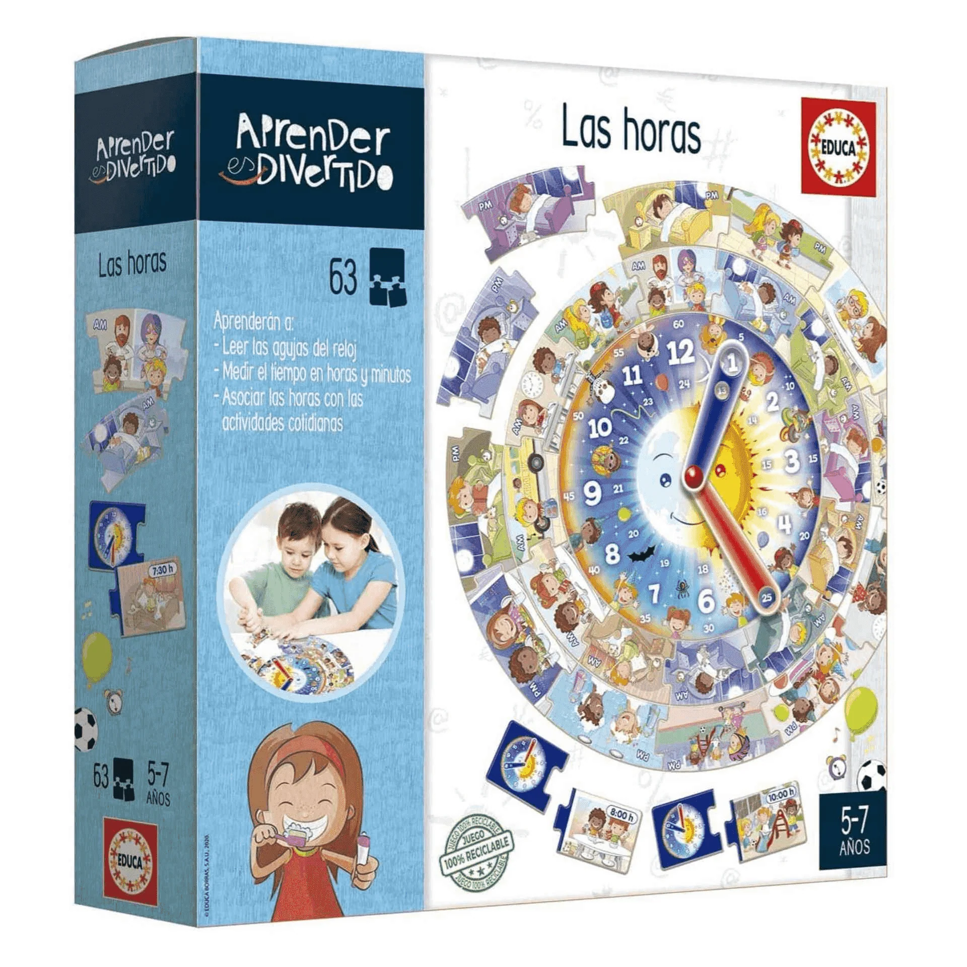 Juego Las Horas | Aprender es Divertido