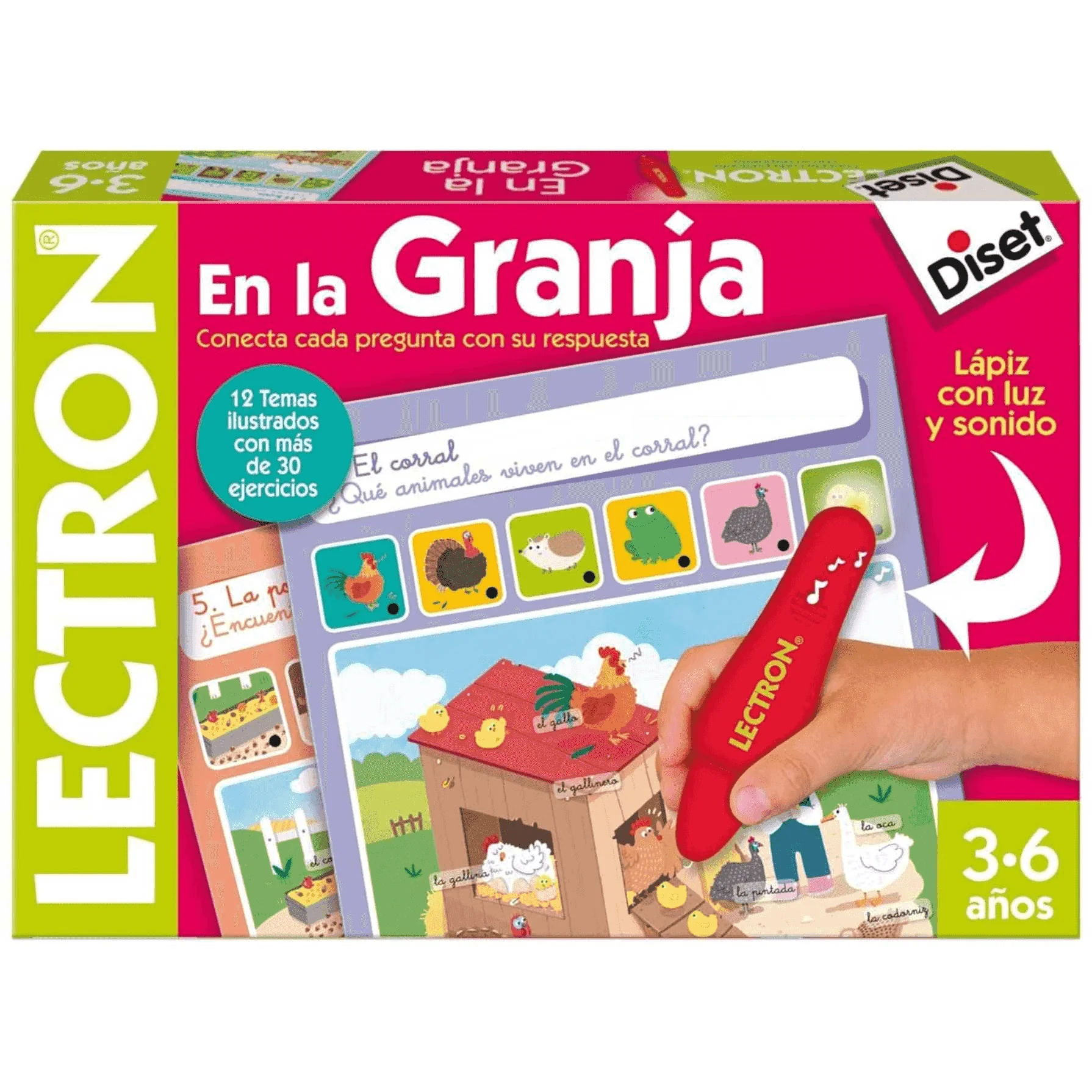 Juego Lectron Lápiz En La Granja