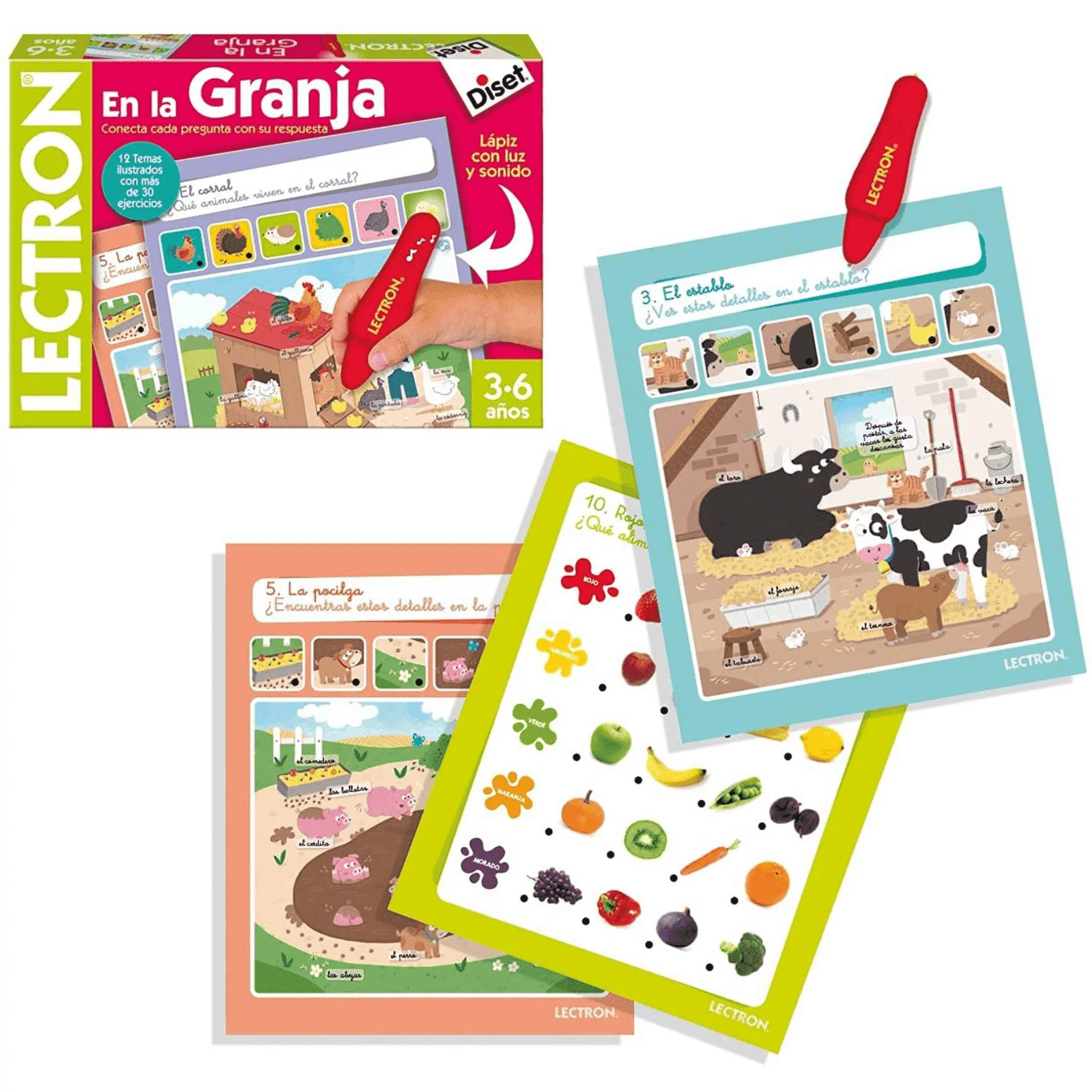 Juego Lectron Lápiz En La Granja - Image 2