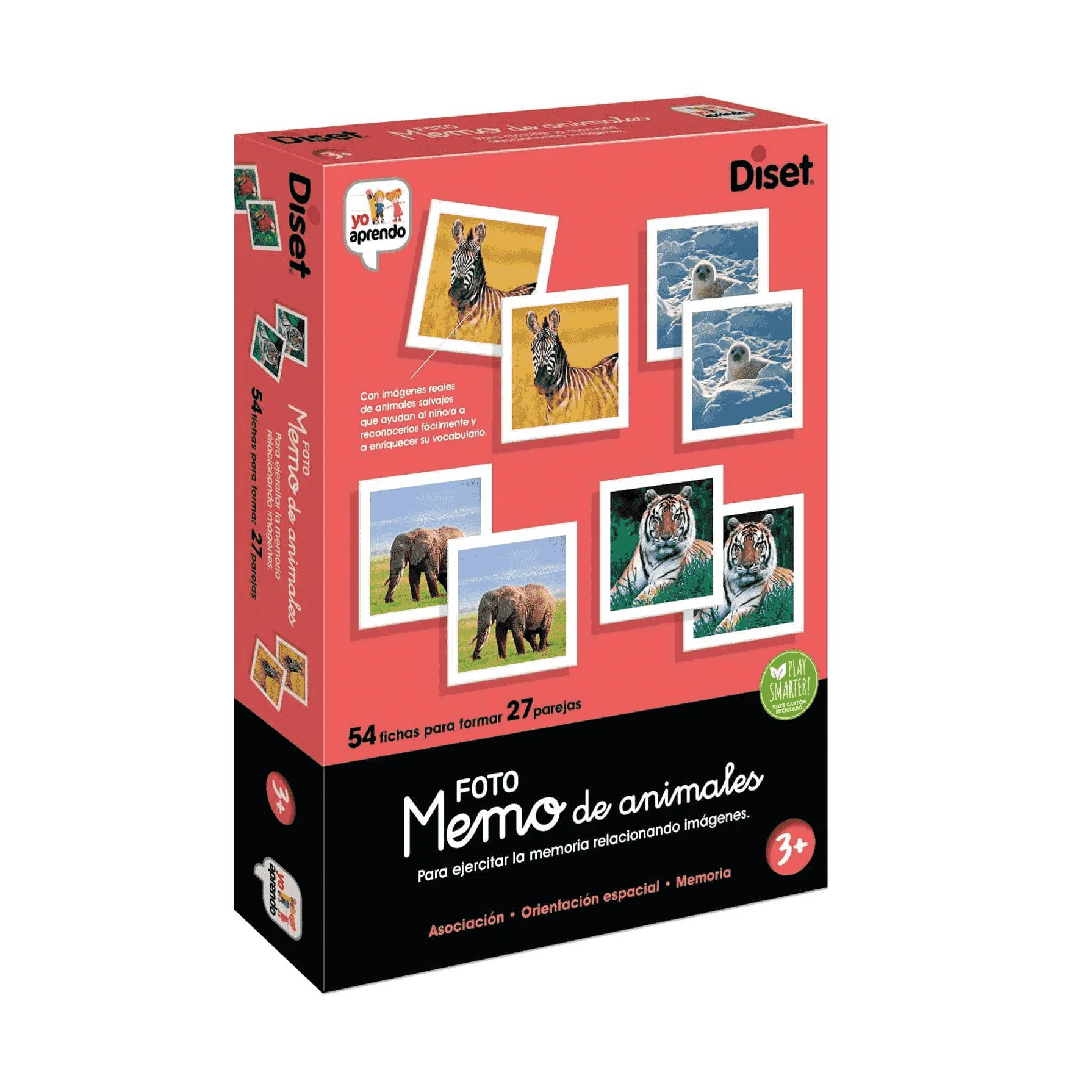 Juego Memoria Meto Photo Animales