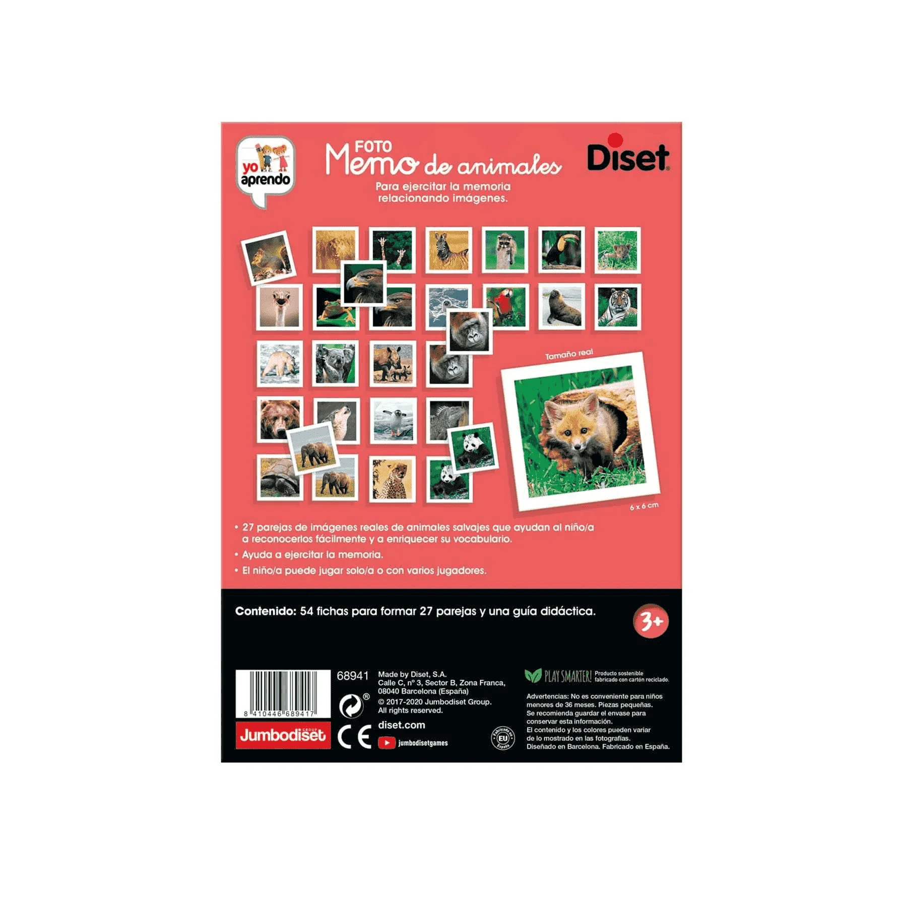 Juego Memoria Meto Photo Animales - Image 6