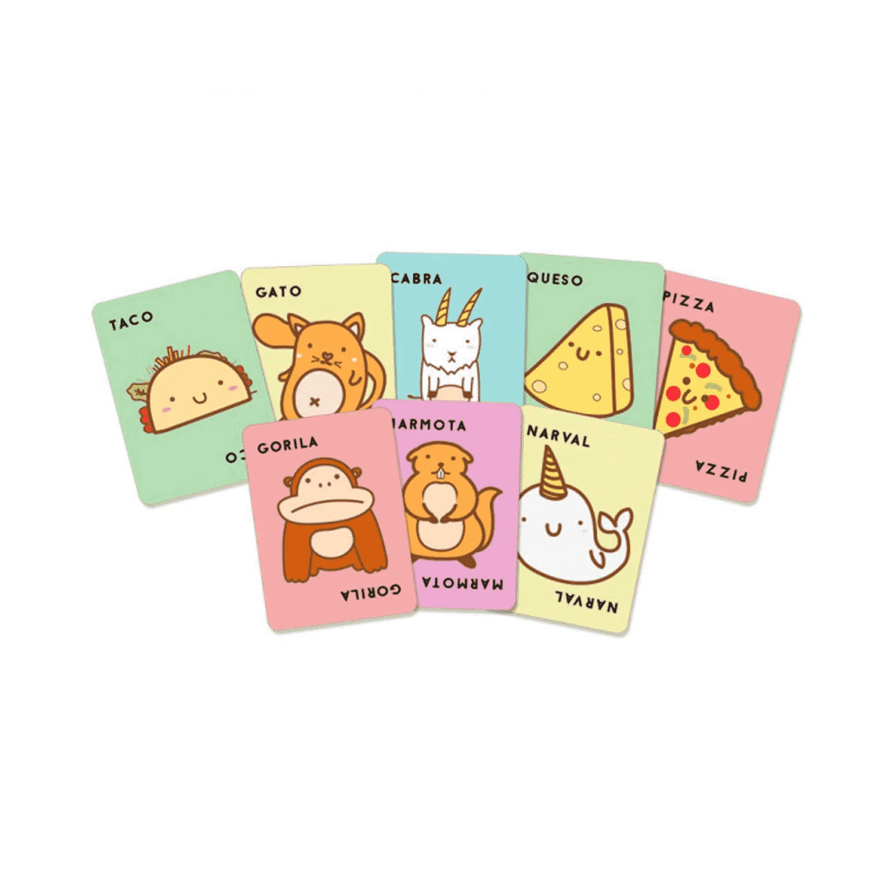Juego Taco, Gato, Cabra, Queso, Pizza - Image 2