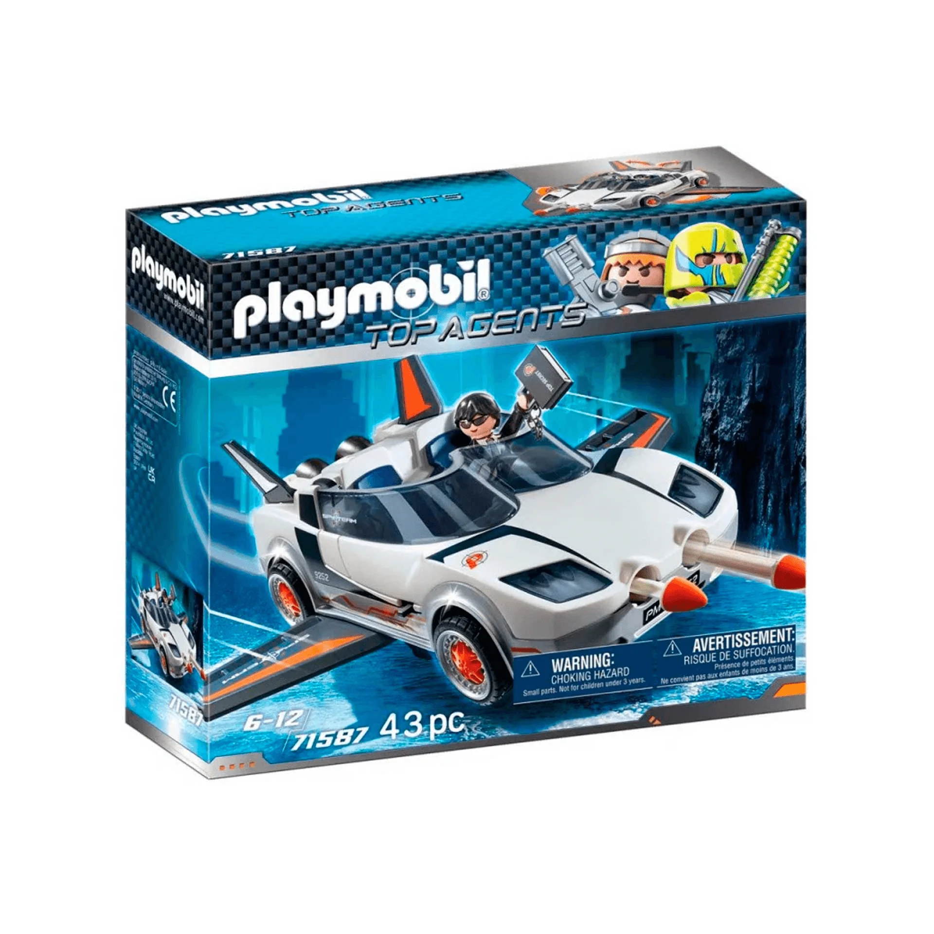 Juguete Agente Secreto y Racer