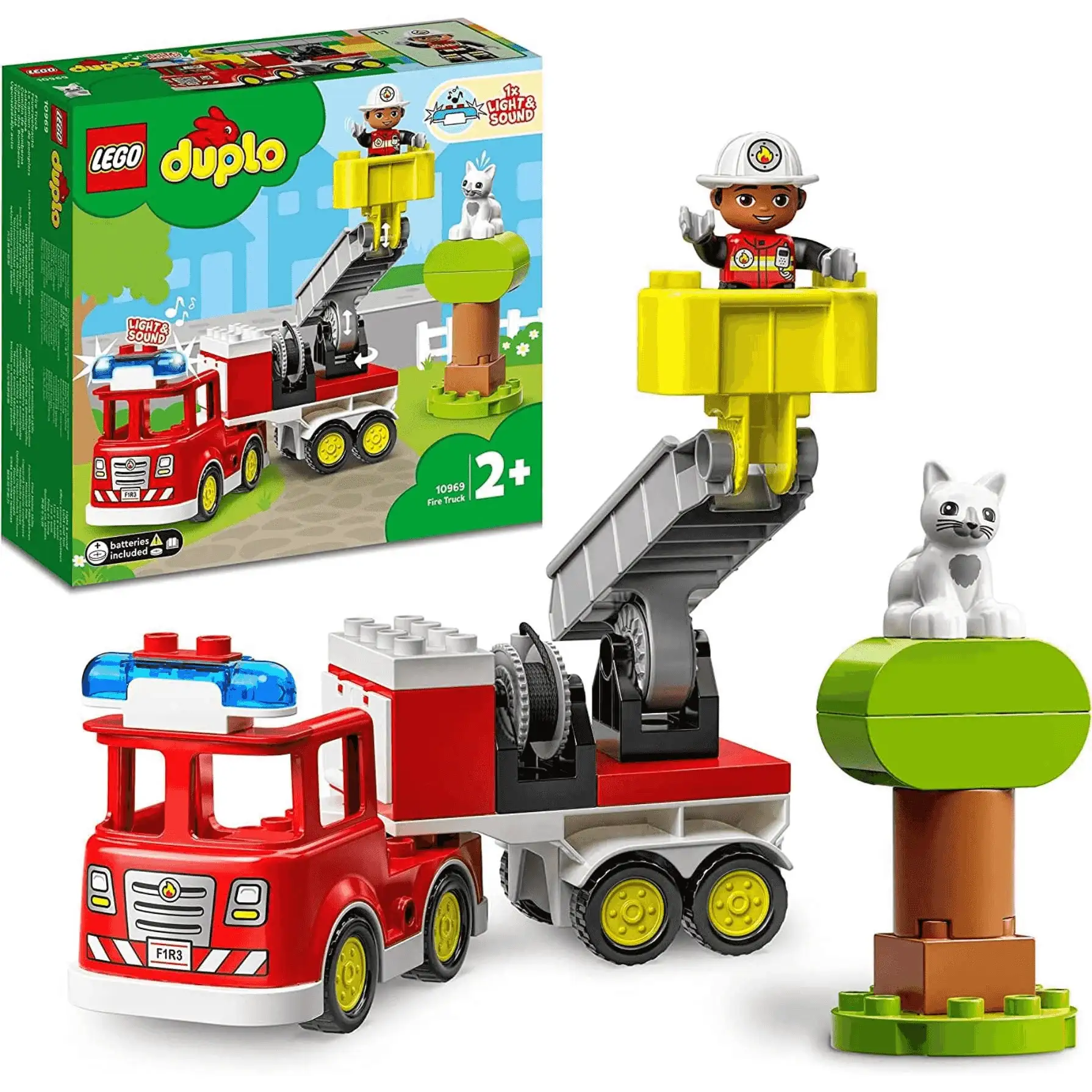 Juguete para construir LEGO DUPLO Rescate 10969 Camión de Bomberos (21 piezas)