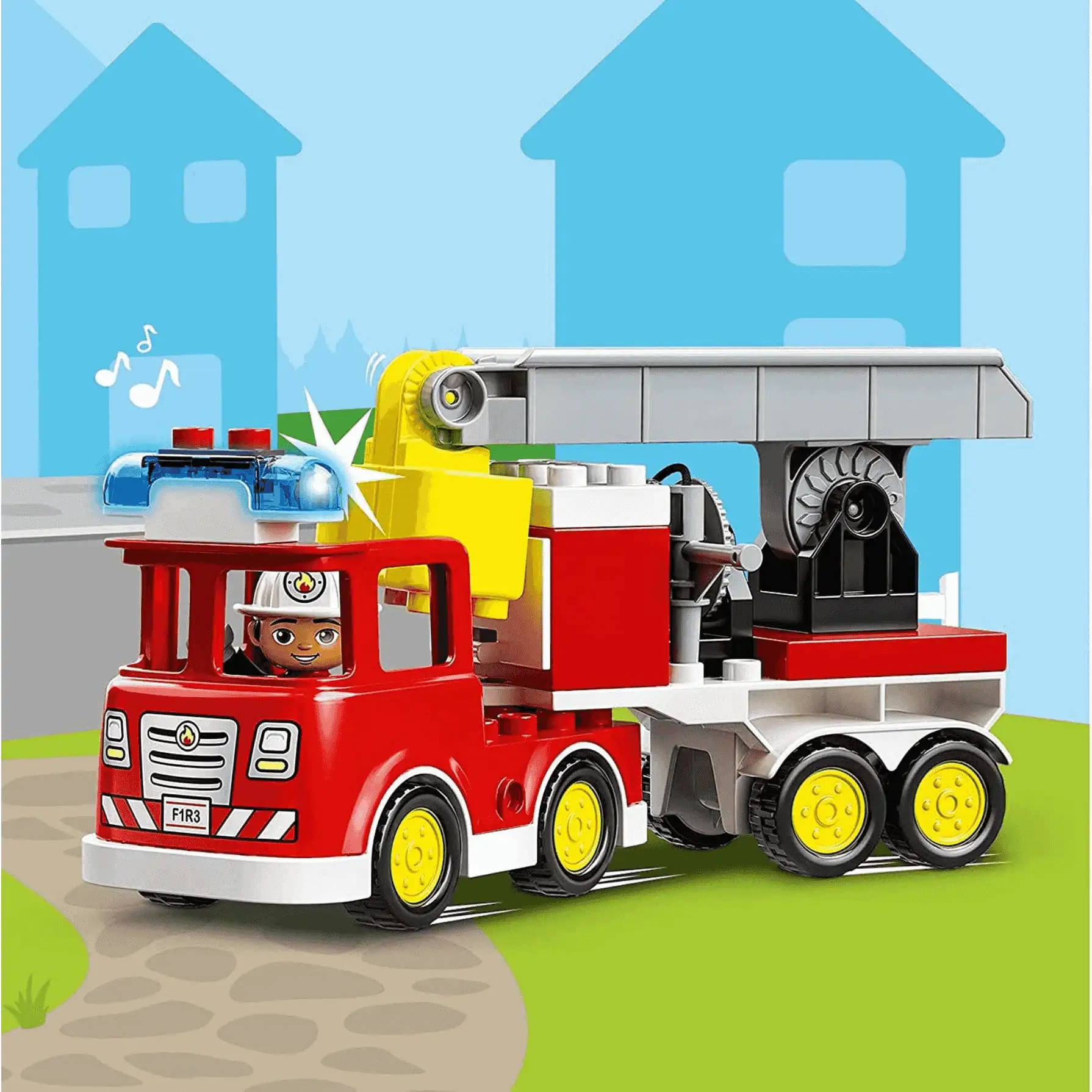 Juguete para construir LEGO DUPLO Rescate 10969 Camión de Bomberos (21 piezas) - Image 3