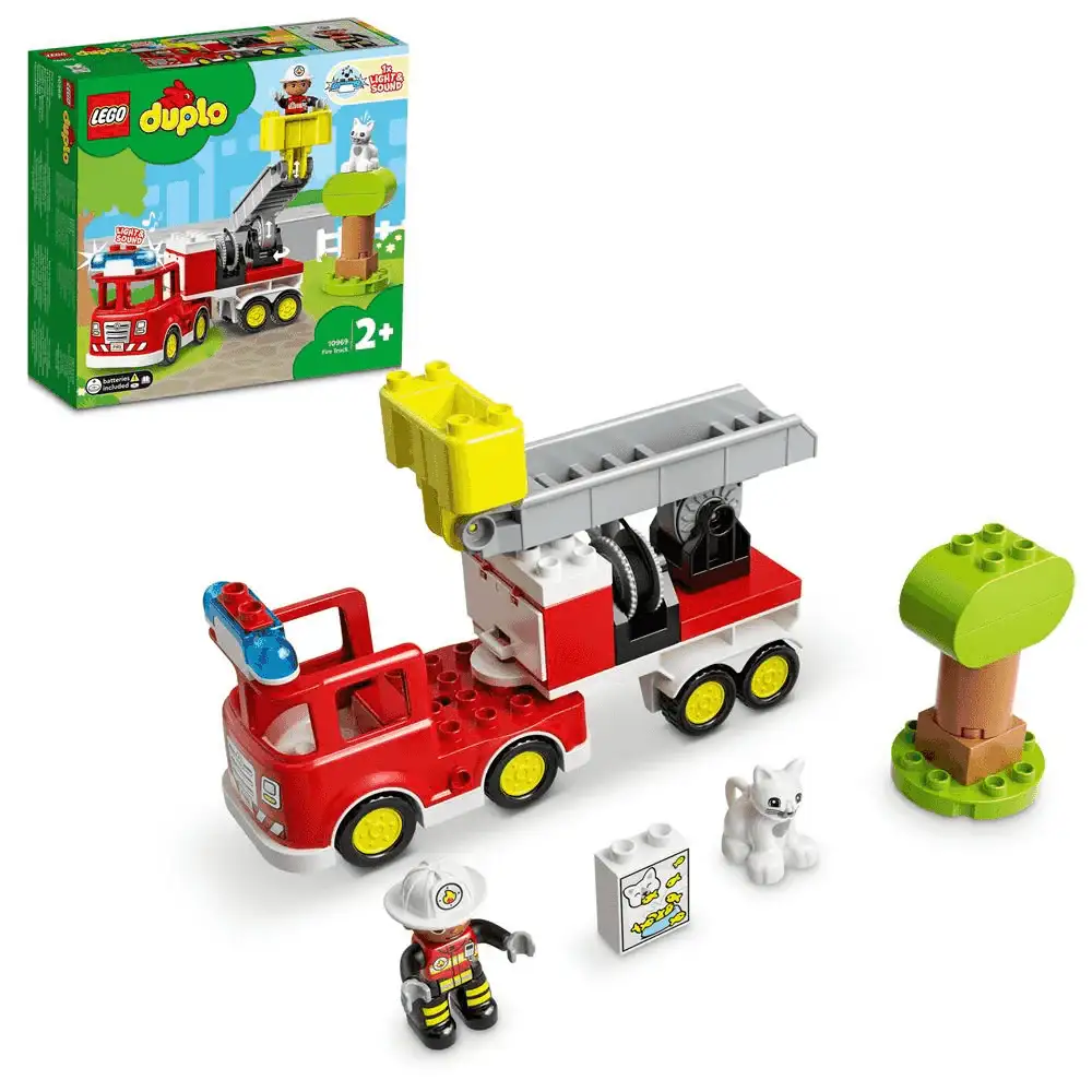 Juguete para construir LEGO DUPLO Rescate 10969 Camión de Bomberos (21 piezas) - Image 4