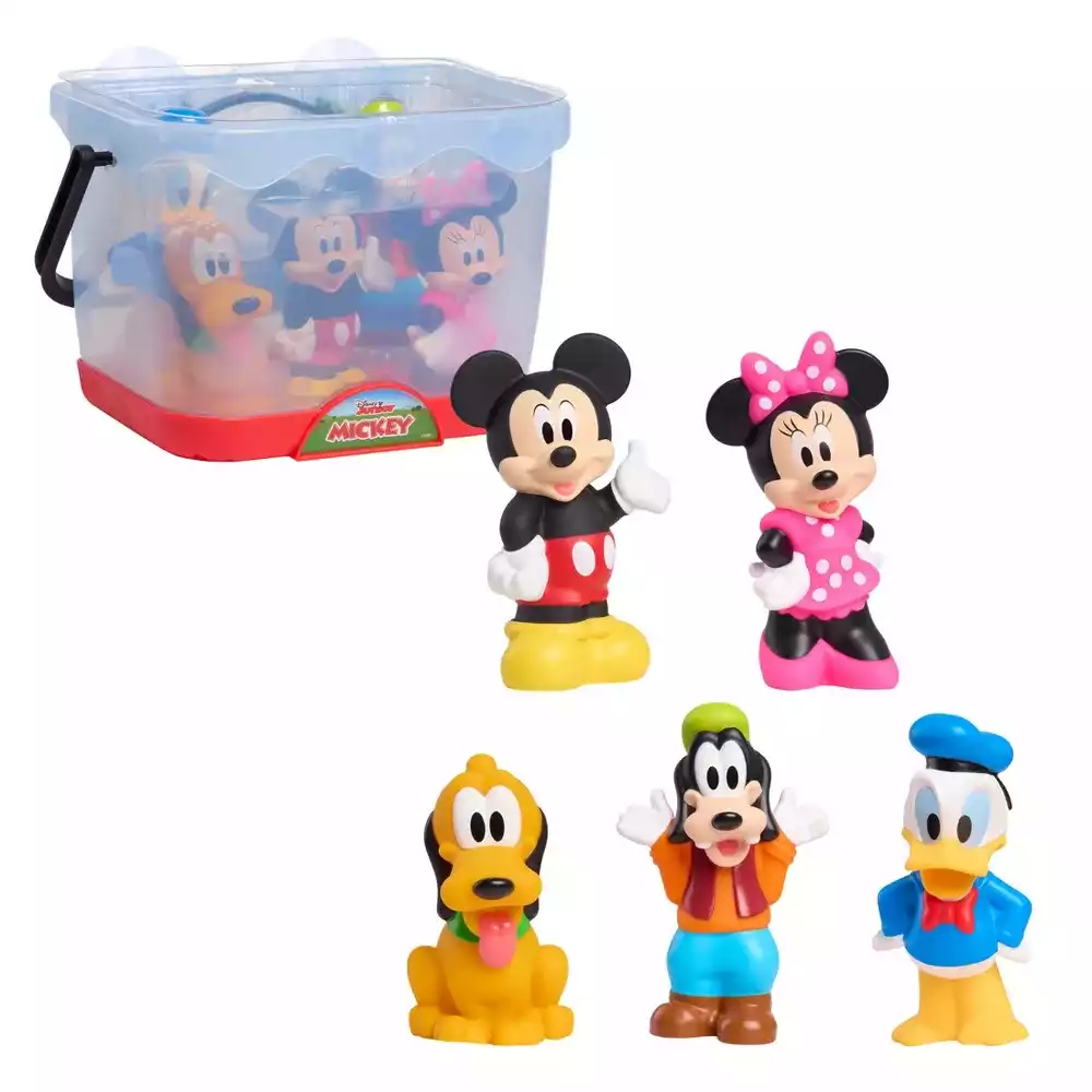 Juguetes Baño Mickey Mouse Pack 5 Figuras