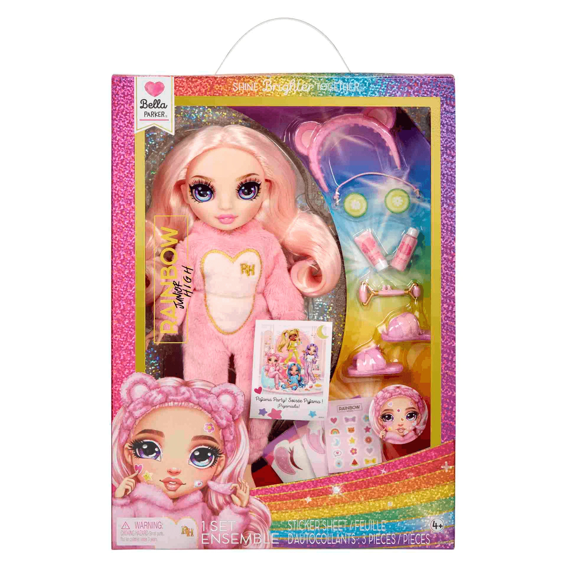 Junior High Muñeca Fiesta De Pijamas Bella Pink