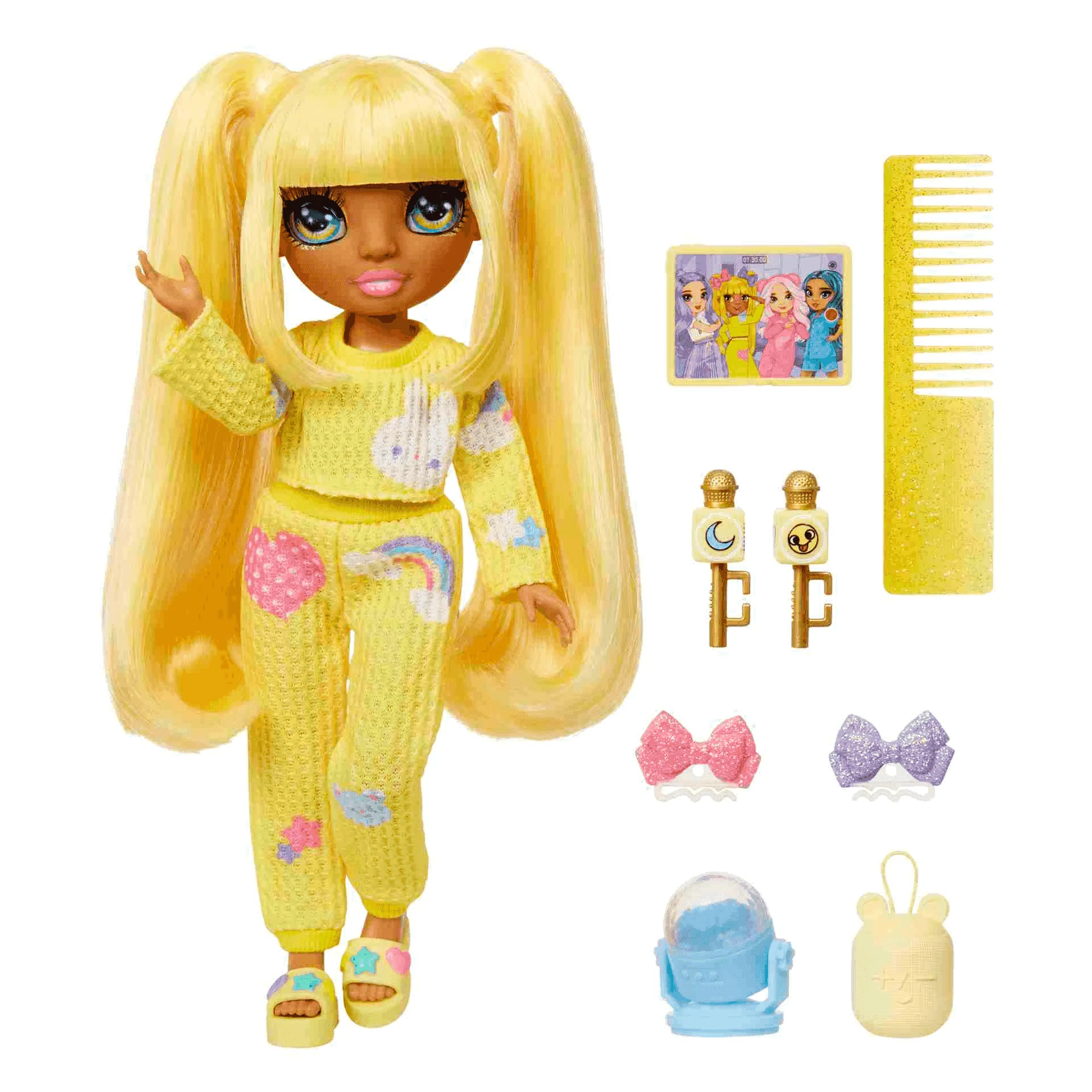 Junior High Muñeca Fiesta De Pijamas Sunny Yellow - Image 2