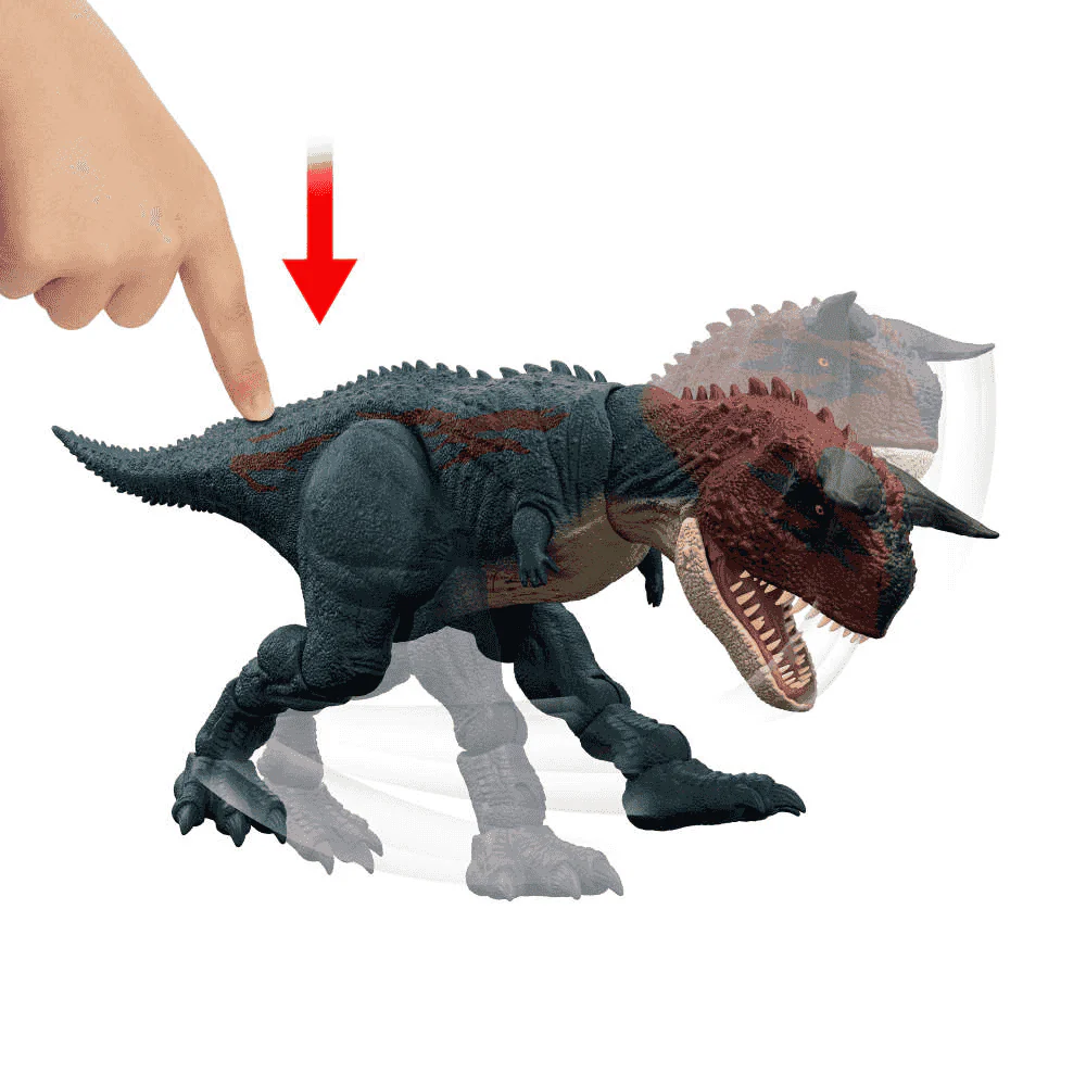 Jurassic World Charge N Chomp Carnotauro Figura de Acción - Image 3