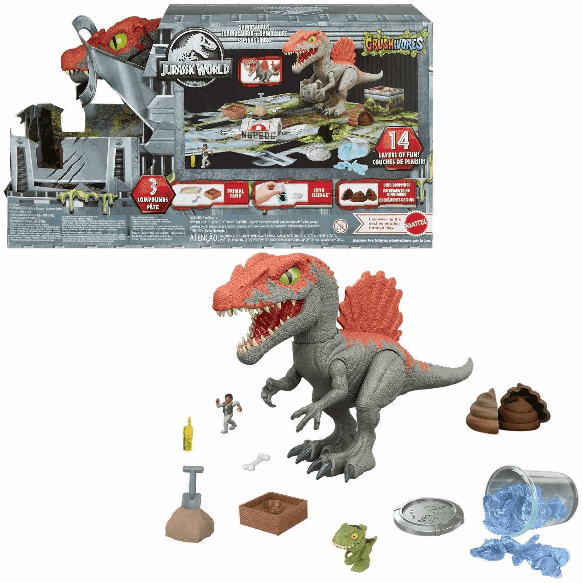Jurassic World Espinosaurio Destrozajaul