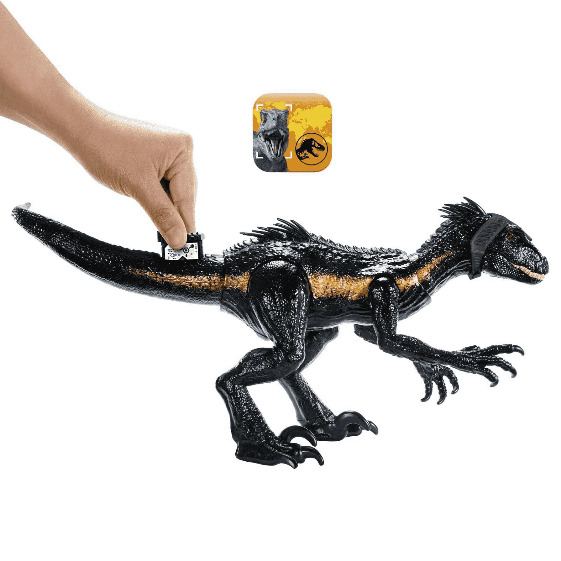 Jurassic World Rastrea y ataca Indoraptor Dinosaurio juguete 4 años - Image 2