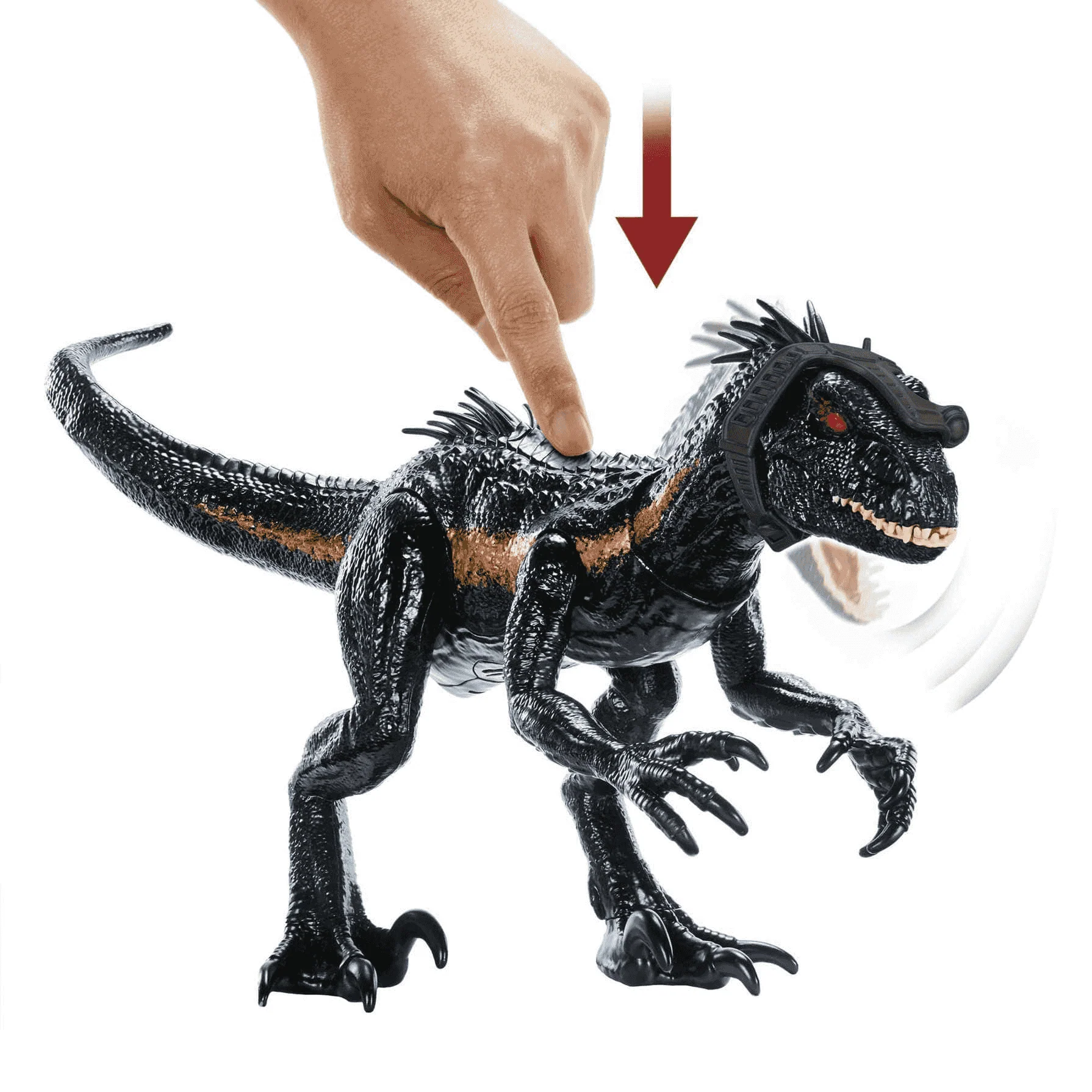 Jurassic World Rastrea y ataca Indoraptor Dinosaurio juguete 4 años - Image 3
