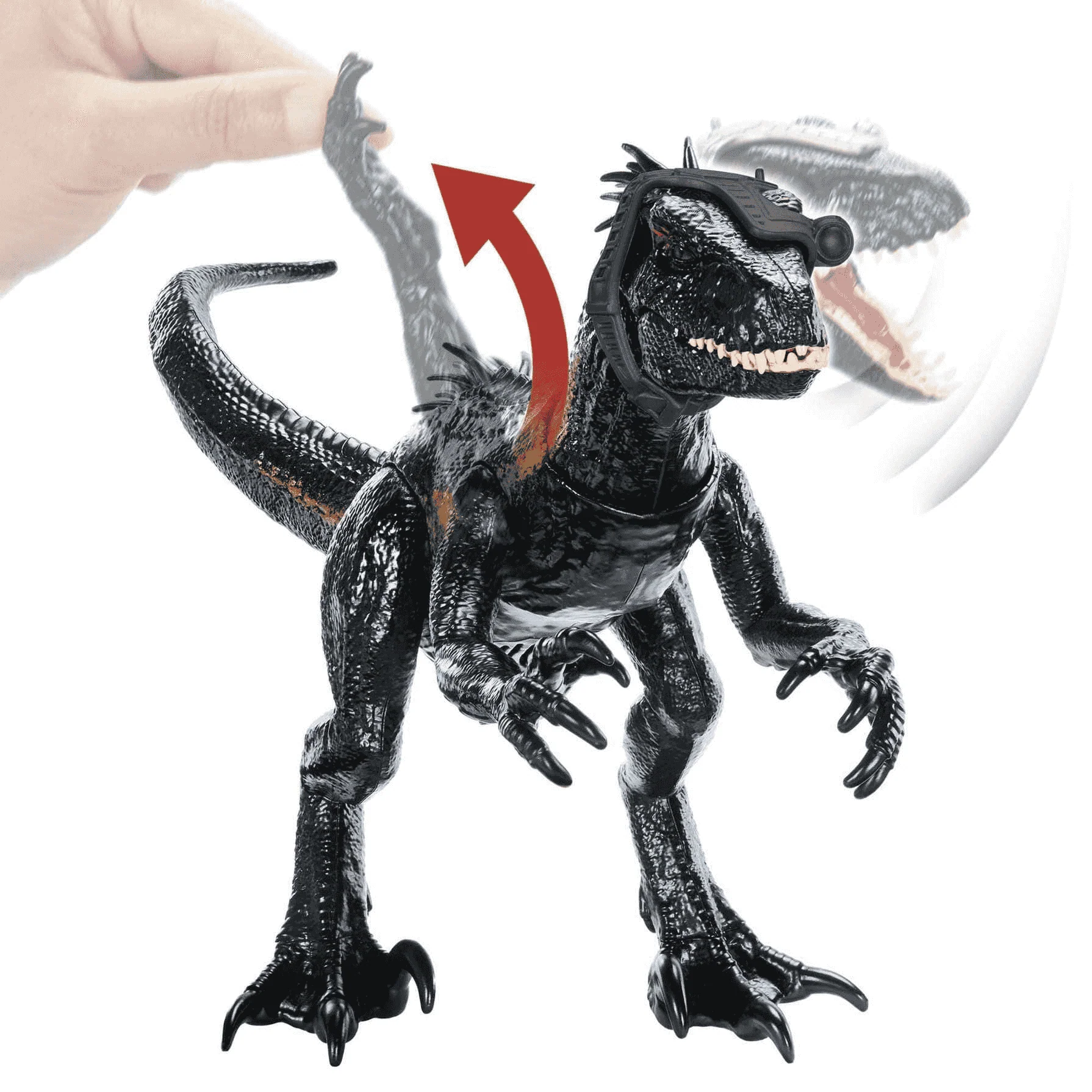 Jurassic World Rastrea y ataca Indoraptor Dinosaurio juguete 4 años - Image 4
