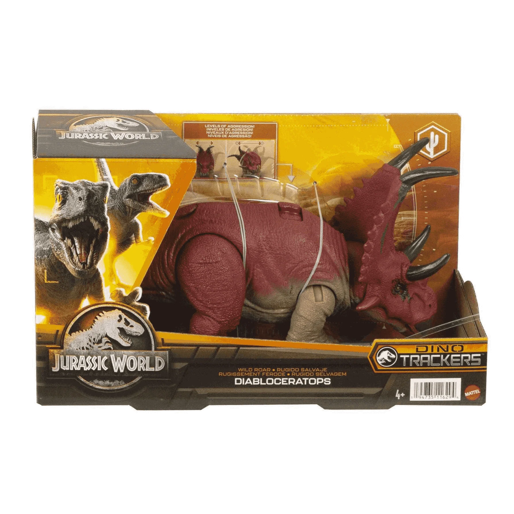 Jurassic World Rugido salvaje Diabloceratops Dinosaurio juguete 4años - Image 2