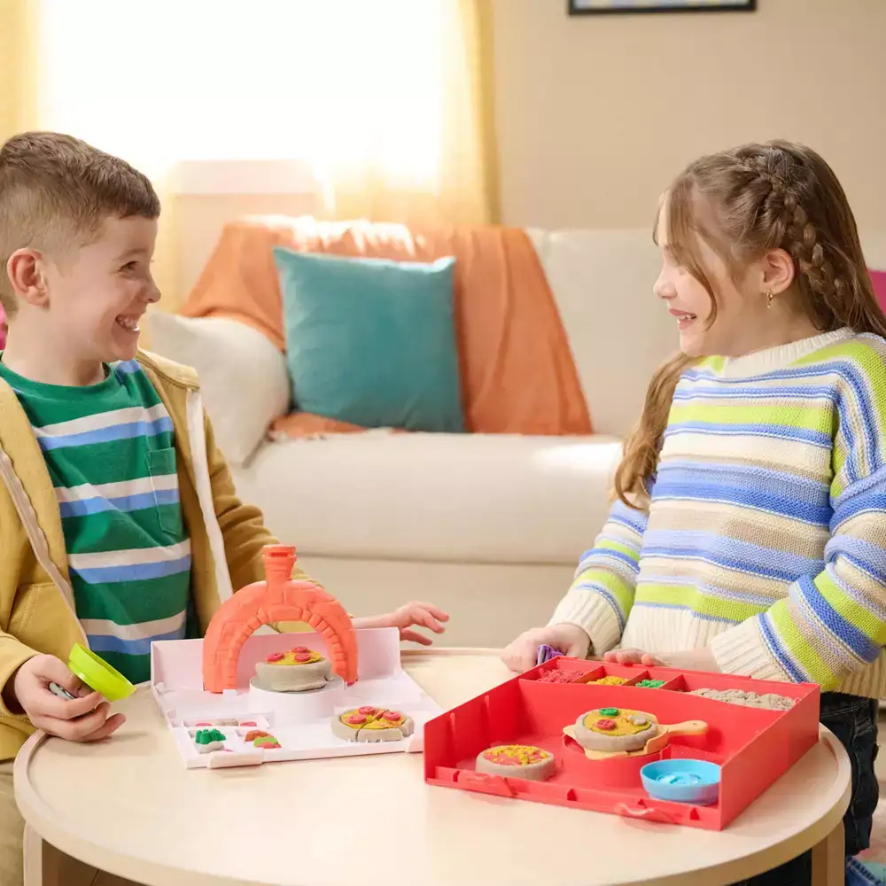 Kinetic Sand Squish Pizza – Kit creativo de pizzas mágicas - Image 5