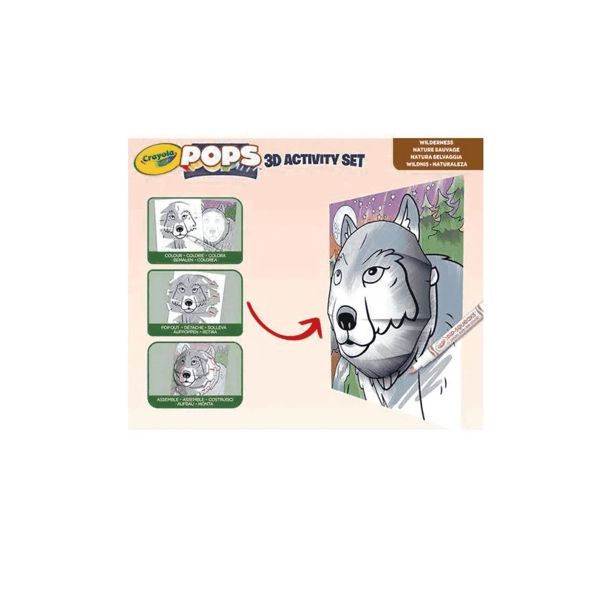 Kit De Actividades 3D Naturaleza Crayola