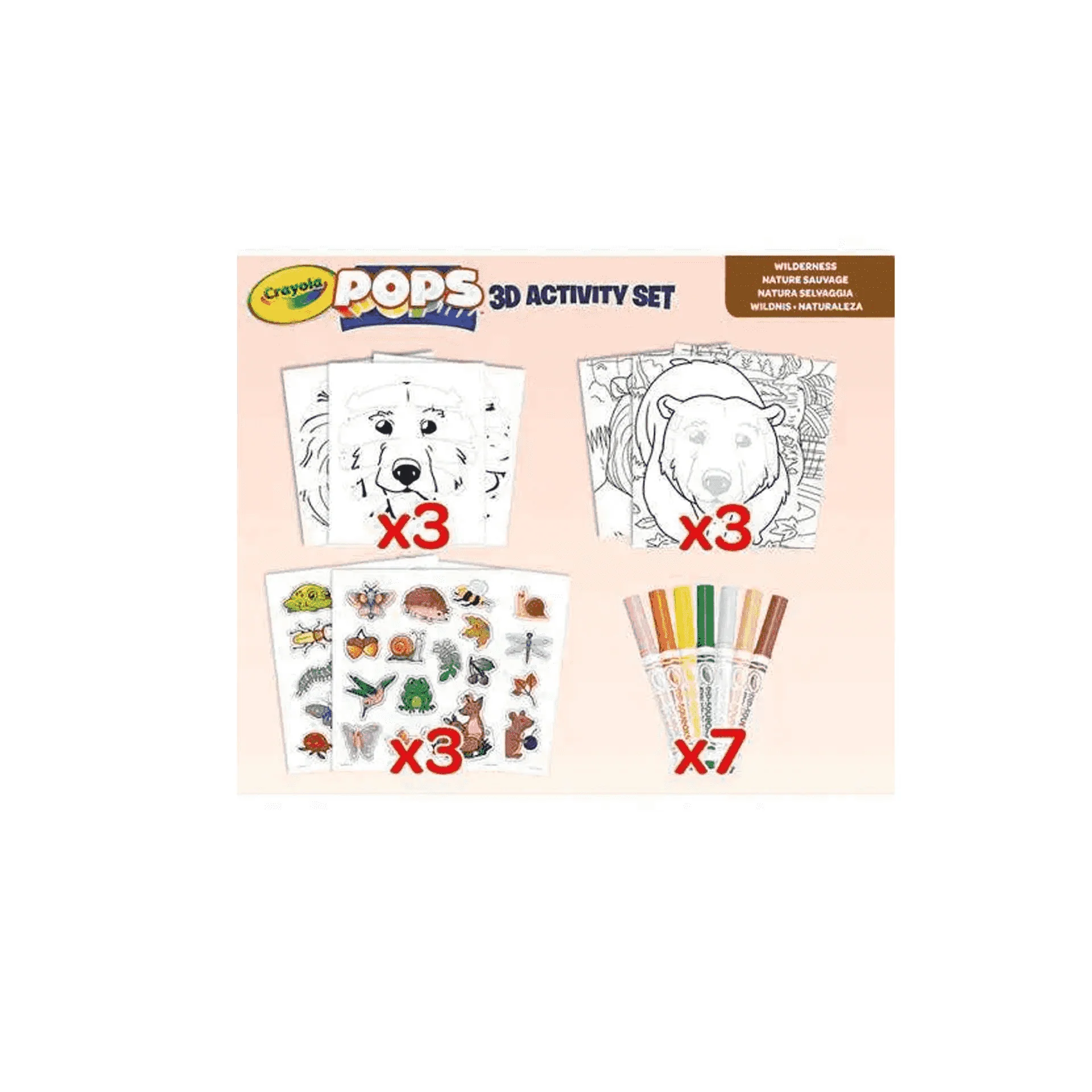 Kit De Actividades 3D Naturaleza Crayola - Image 2