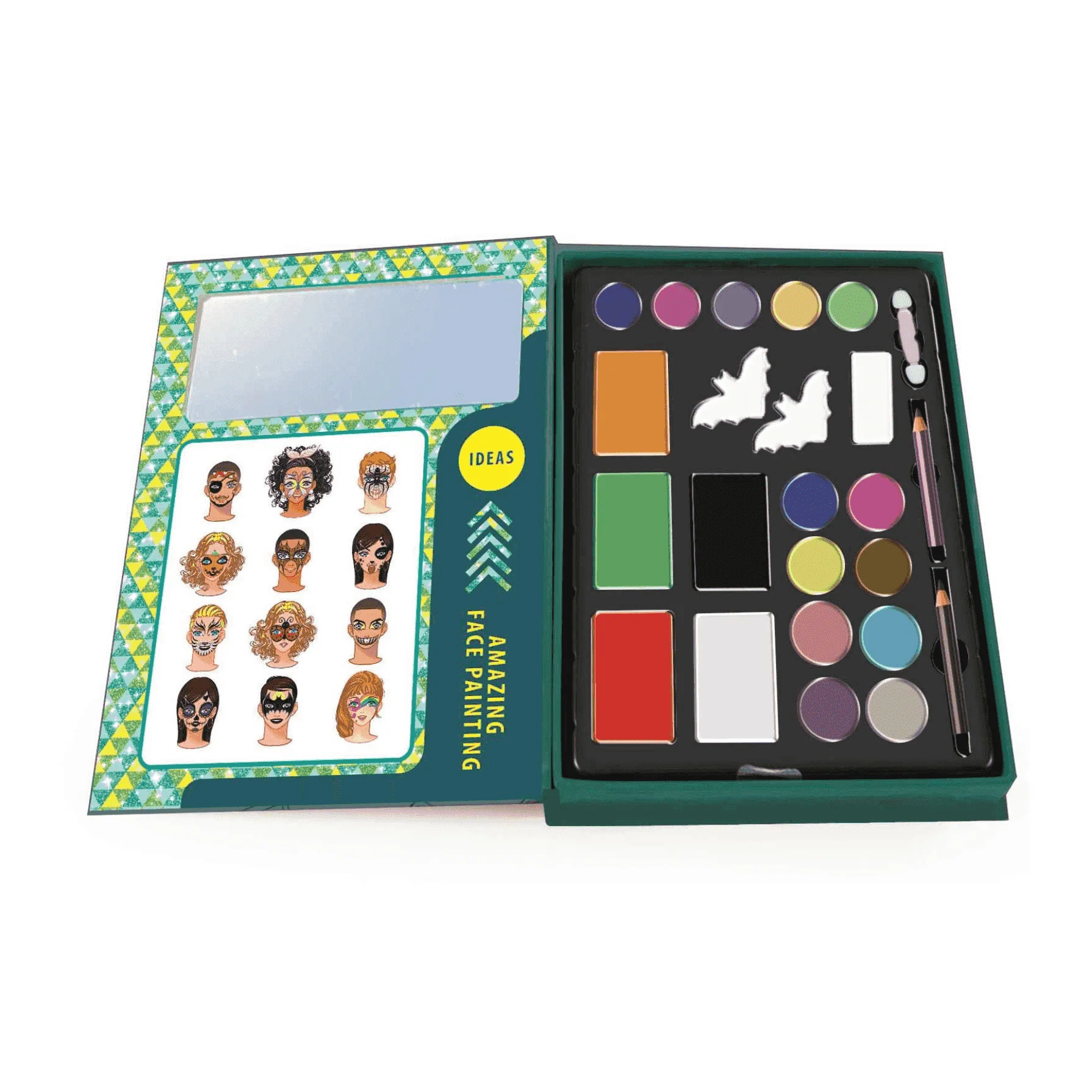 Kit de Maquilaje con Pinturas de Cara - Image 2