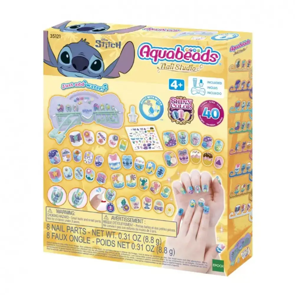 Kit Diseña tus Uñas Stitch – Aquabeads Disney