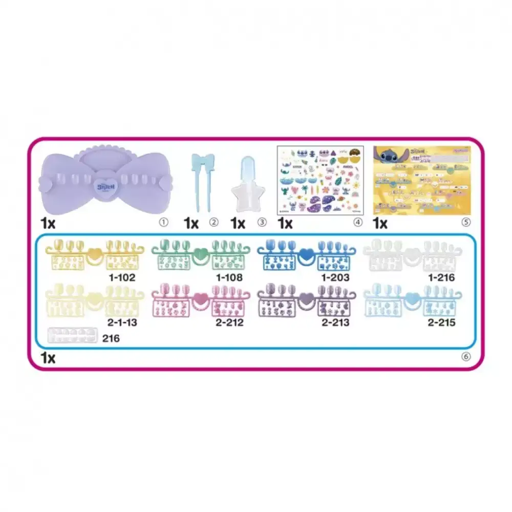 Kit Diseña tus Uñas Stitch – Aquabeads Disney - Image 2