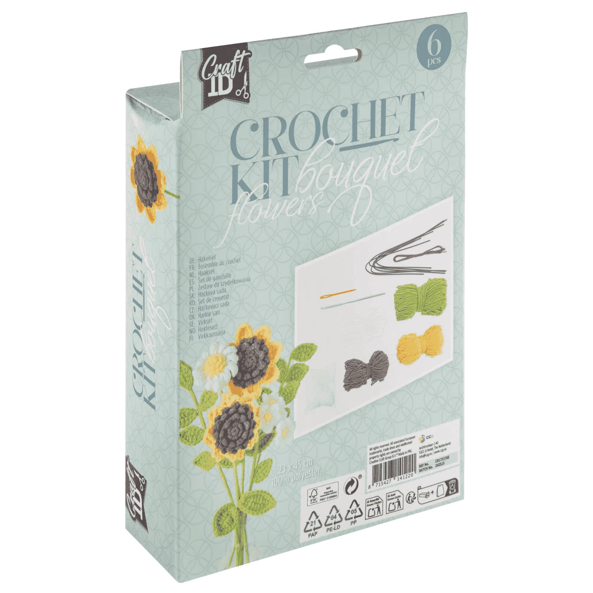 Kit Ganchillo Ramo de Flores Amarillas - Image 2