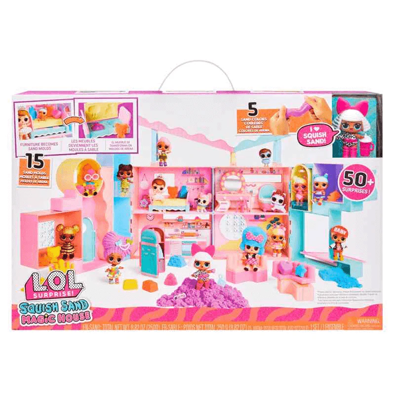 L.O.L. Surprise Casa de Muñecas Squish Sand (con muñeca exclusiva)