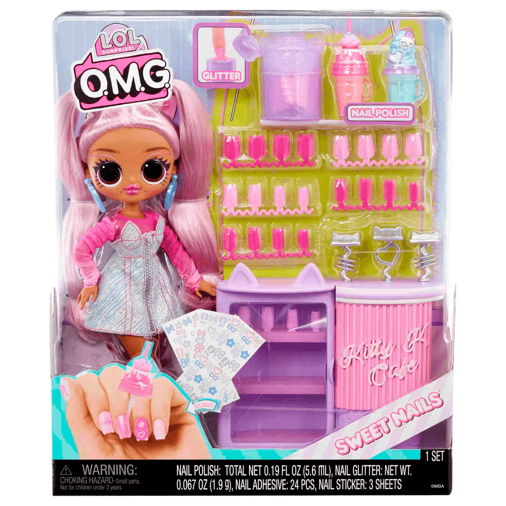 L.O.L. Surprise Omg Sweet Nails Kitty K Cafe