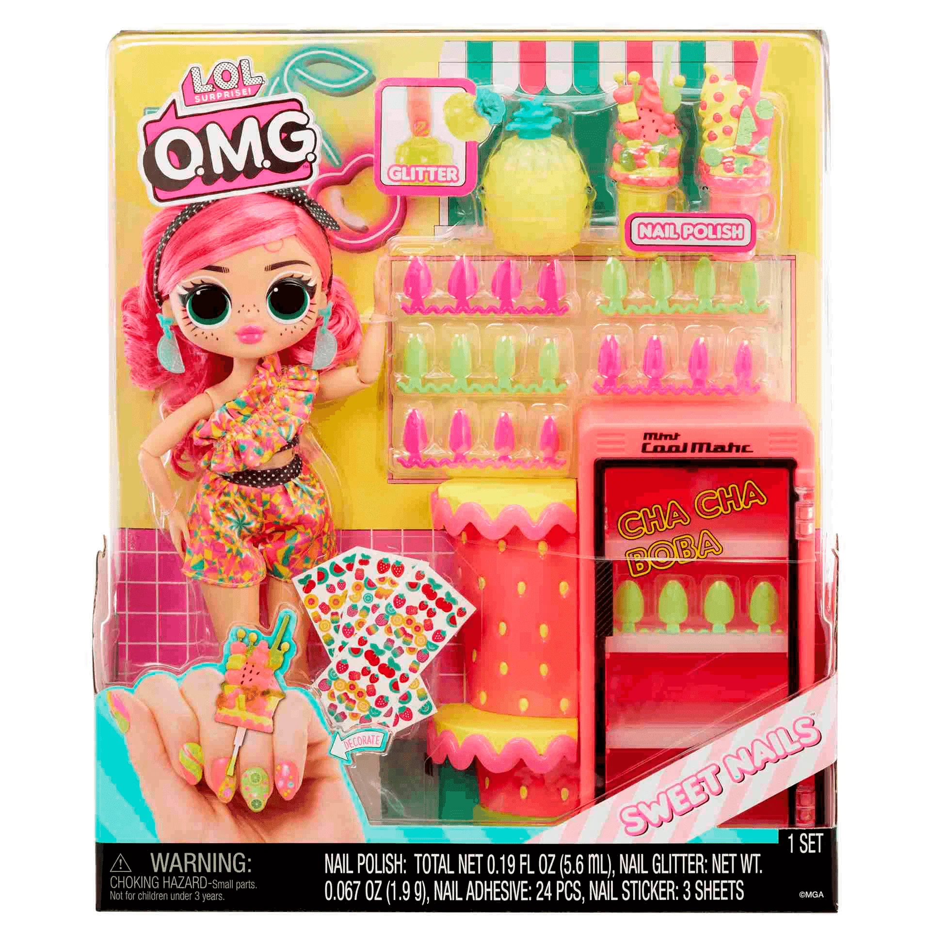 L.O.L. Surprise Omg Sweet Nails Tienda Pinky Pops Fruit