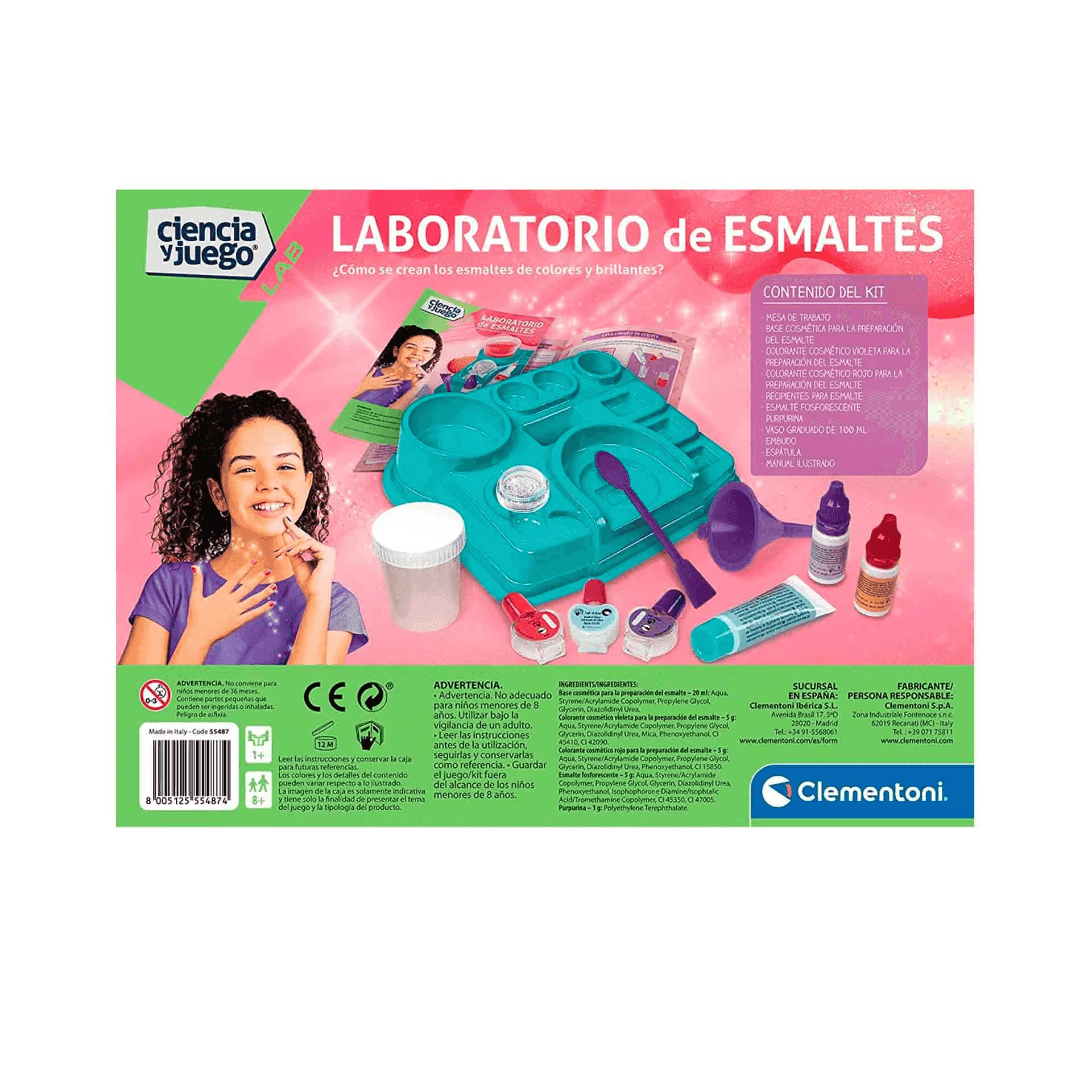 Laboratorio De Esmaltes El Juego De Creación Y Manicura De Clementoni - Image 3