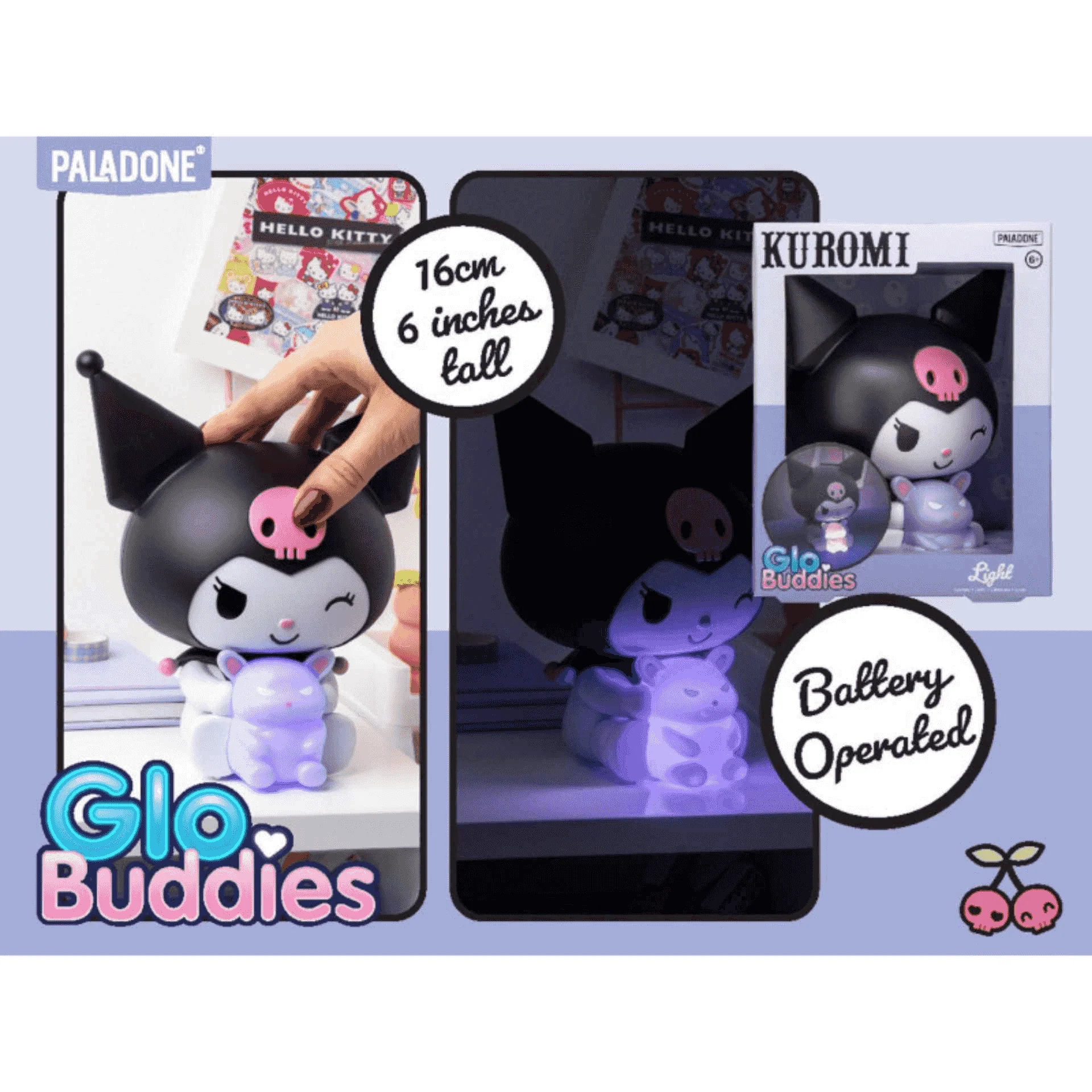 Lámpara Decorativa Kuromi GloBuddies de Paladone - Image 7