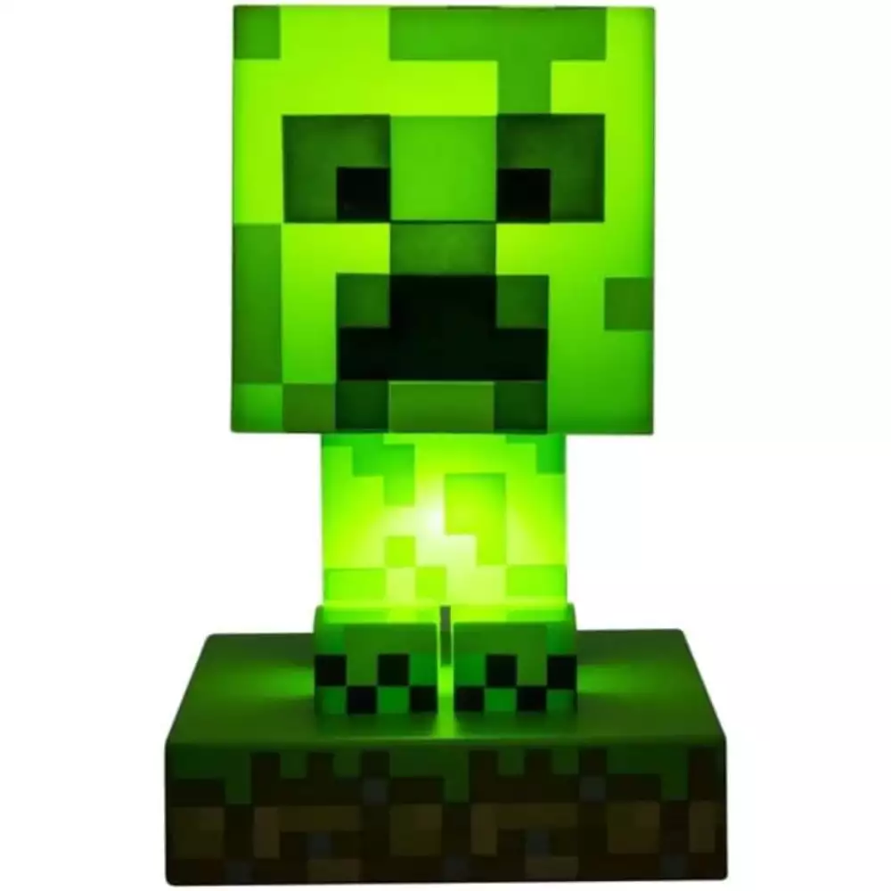 Lámpara Icon Creeper Minecraft 11 cm