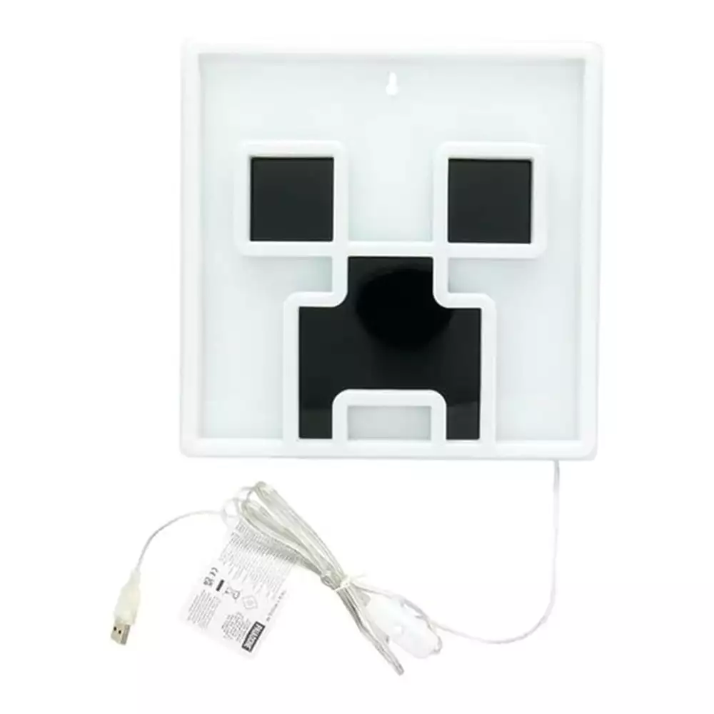 Lámpara LED neón Creeper Minecraft 25 cm - Image 4