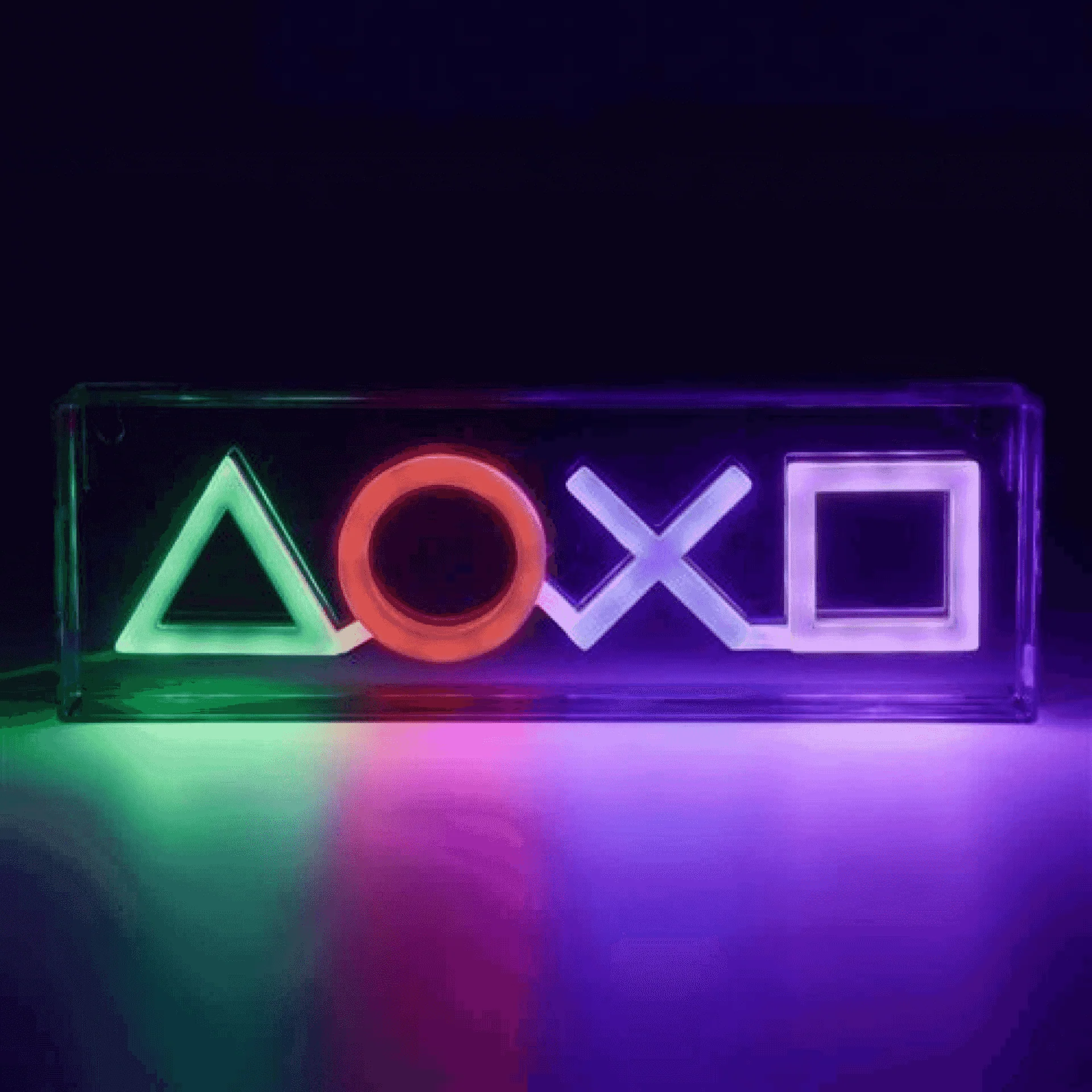 Lámpara LED Neón PlayStation 30 cm