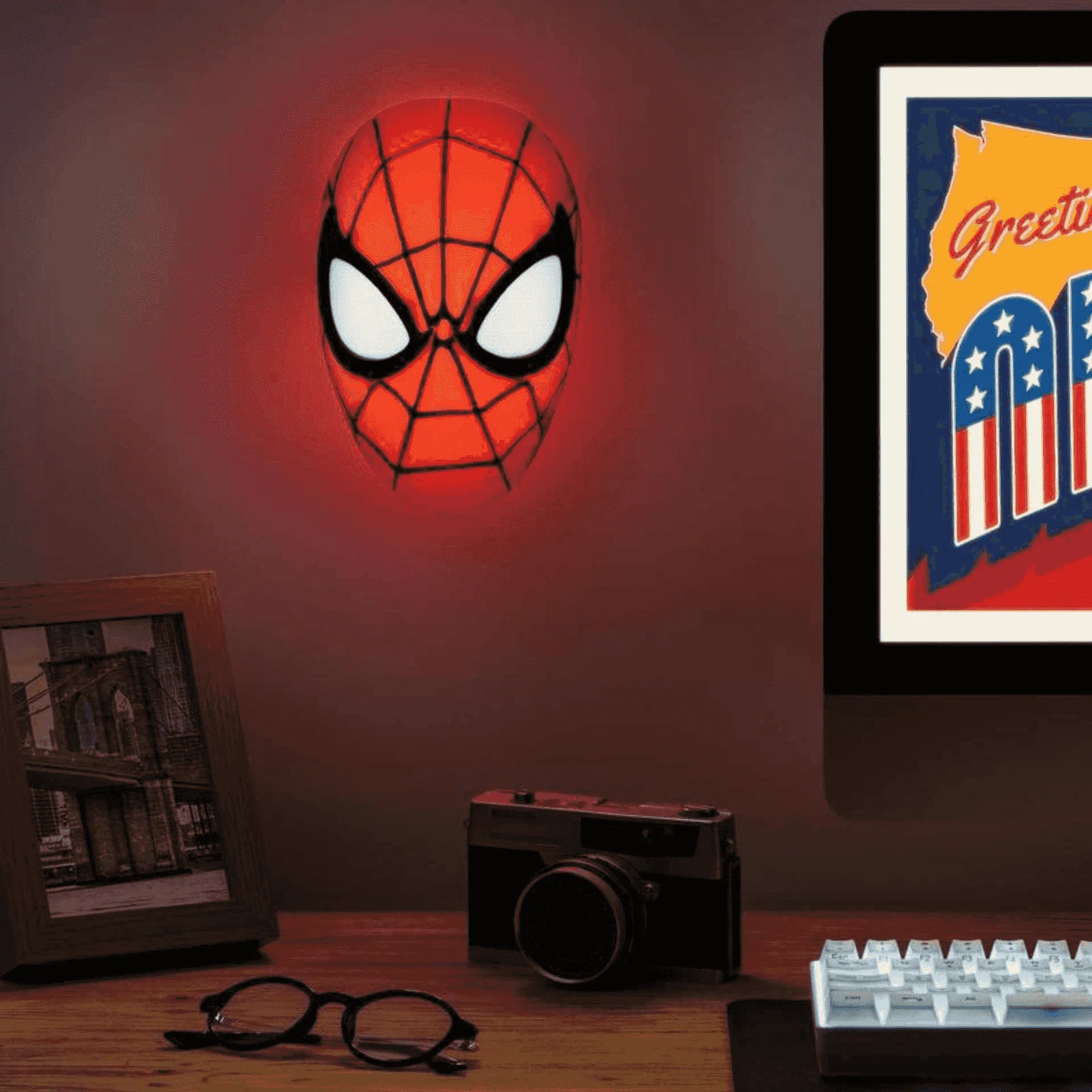 Lámpara Máscara Spider-Man – 22 cm - Image 3