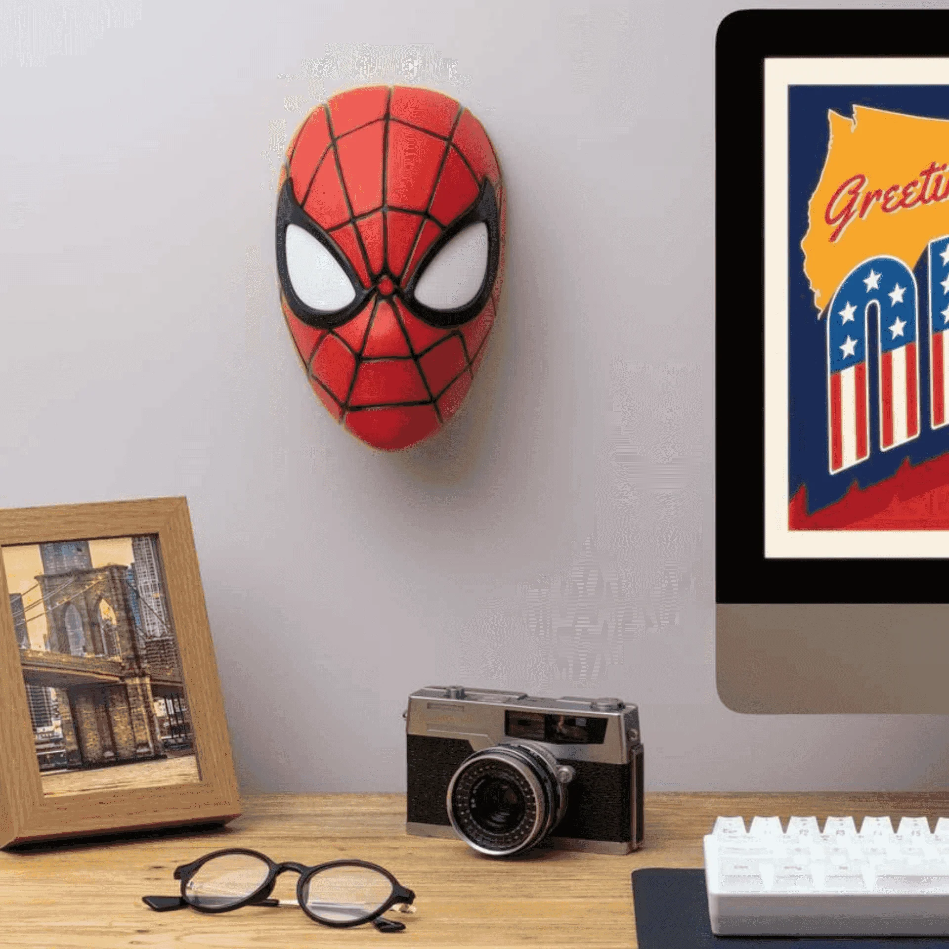 Lámpara Máscara Spider-Man – 22 cm - Image 4