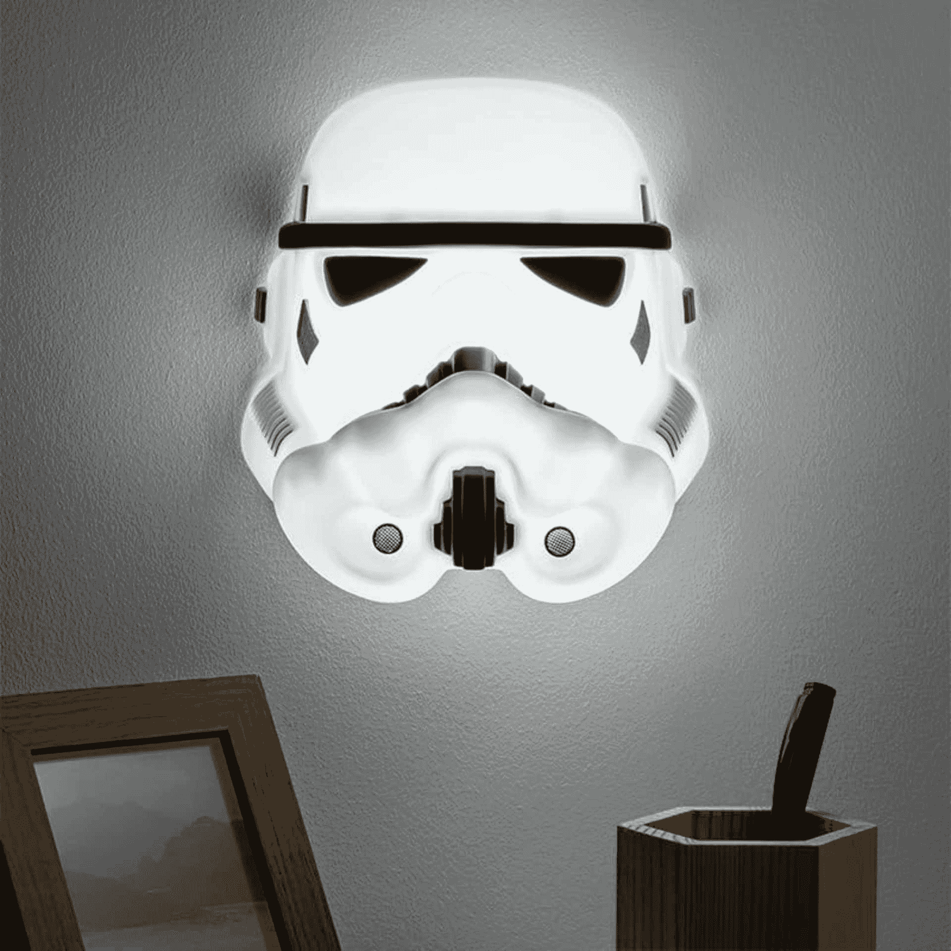 Lámpara Máscara Stormtrooper Star Wars 19 cm - Image 4