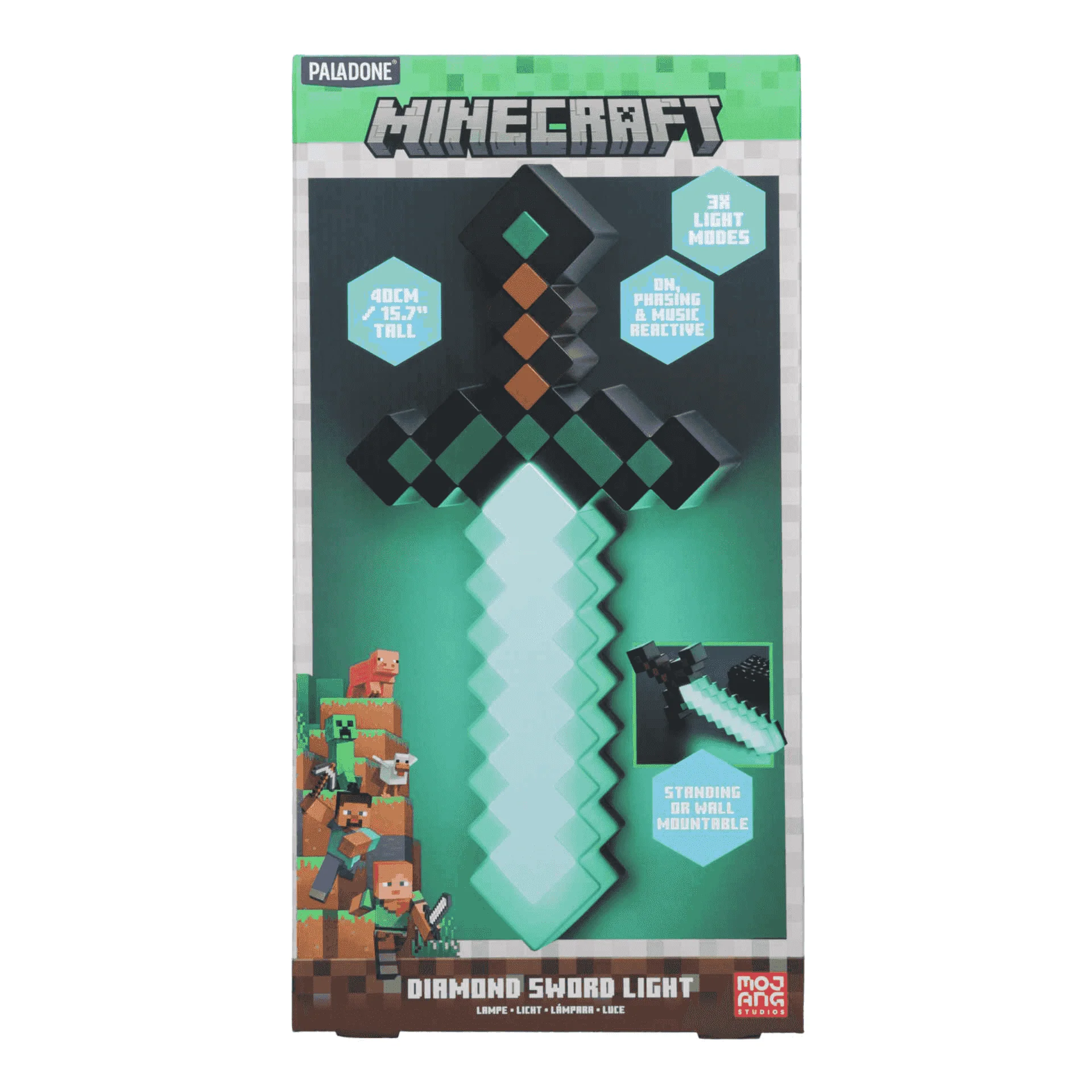 Lámpara Minecraft Espada de Diamante 40cm - Image 3