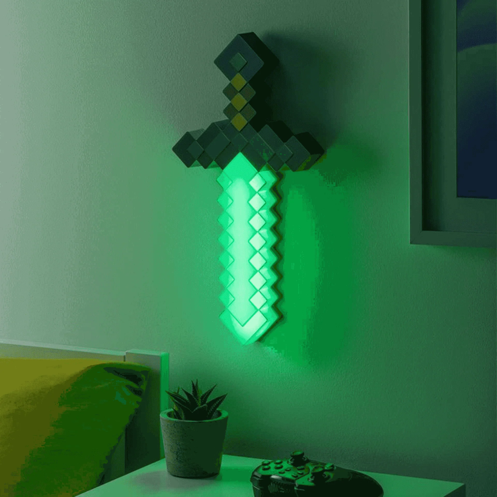 Lámpara Minecraft Espada de Diamante 40cm - Image 5