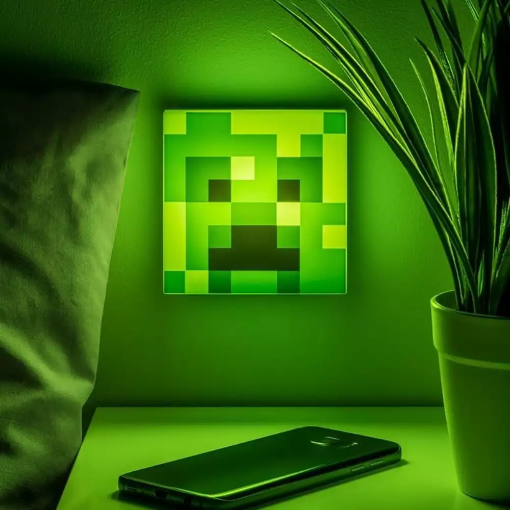 Lámpara nocturna Creeper Minecraft - Image 3