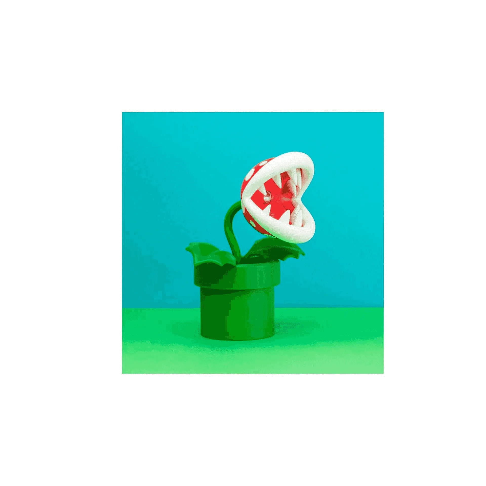 Lámpara Planta Piraña Super Mario