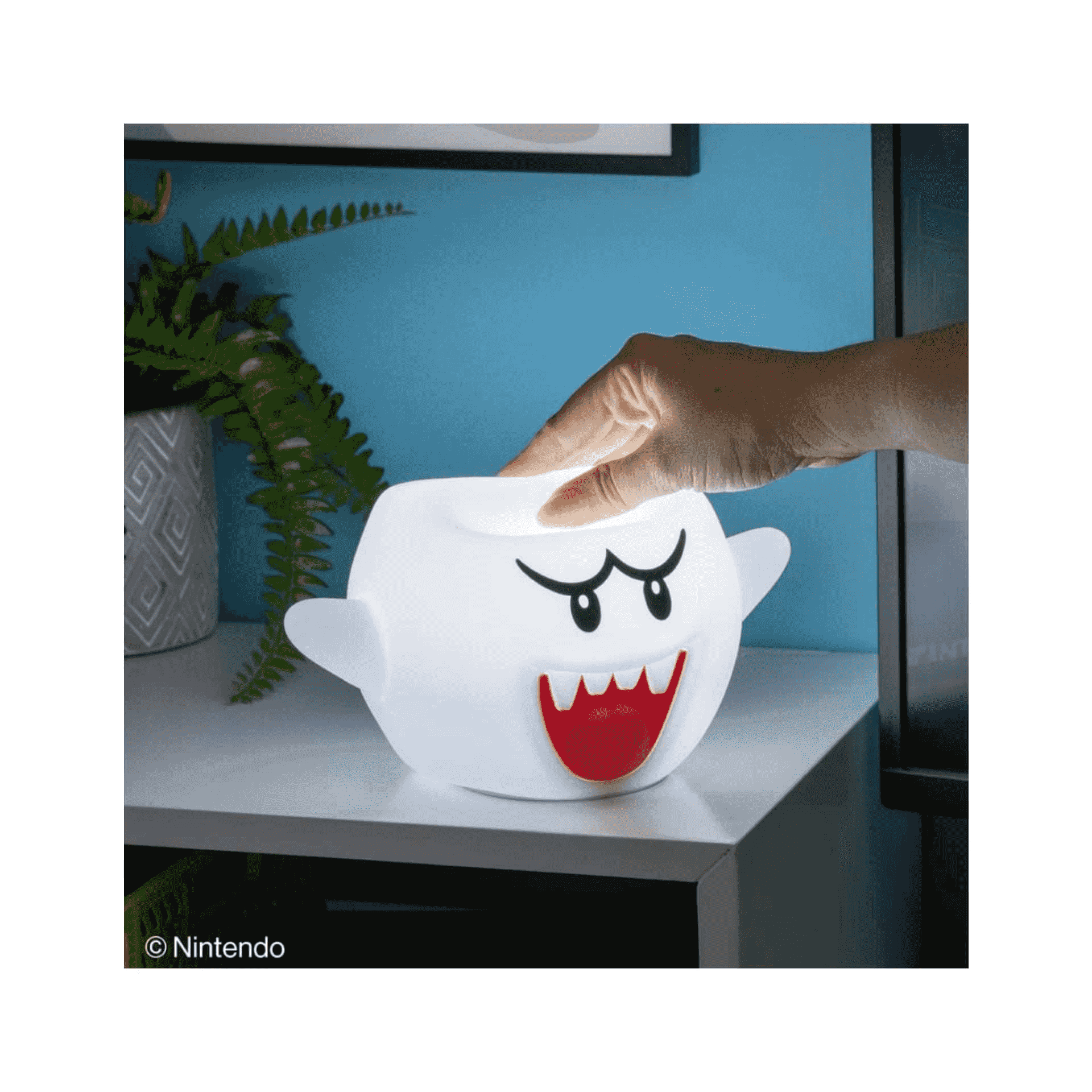 Lámpara SquishyGlo Boo de Super Mario – Paladone 14 cm - Image 3