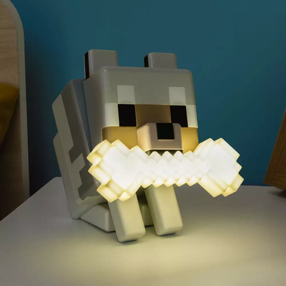 Lámpara Wolf GloBuddies Minecraft 14 cm - Image 3