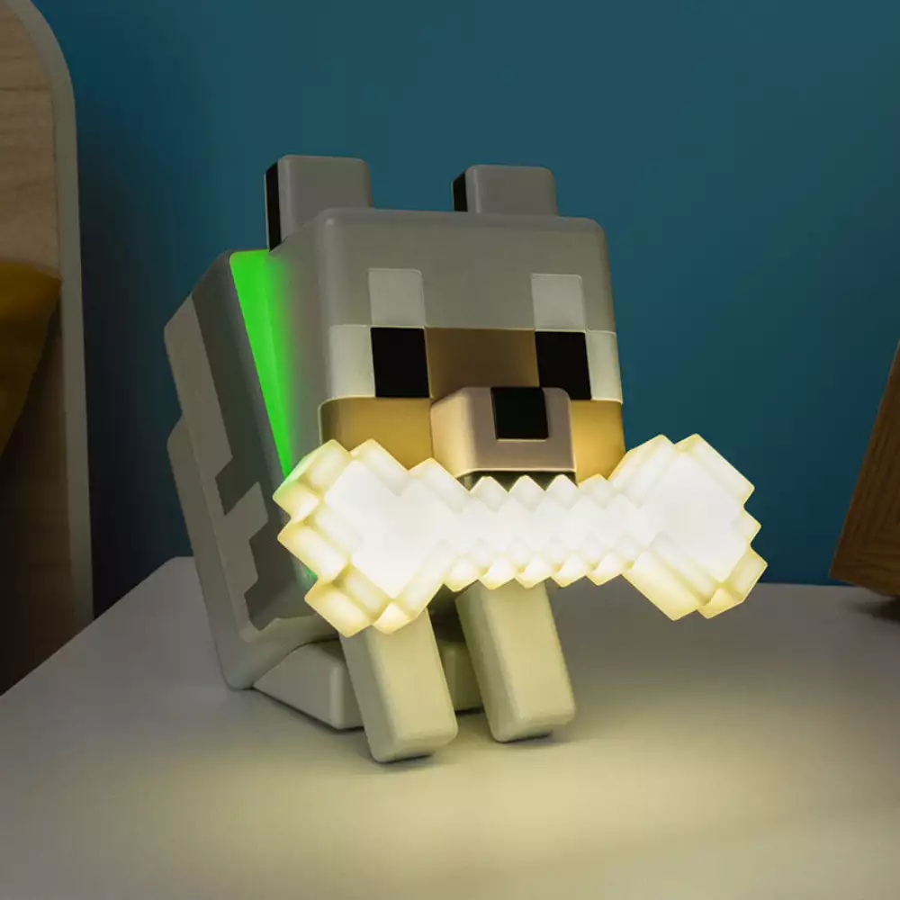 Lámpara Wolf GloBuddies Minecraft 14 cm - Image 4