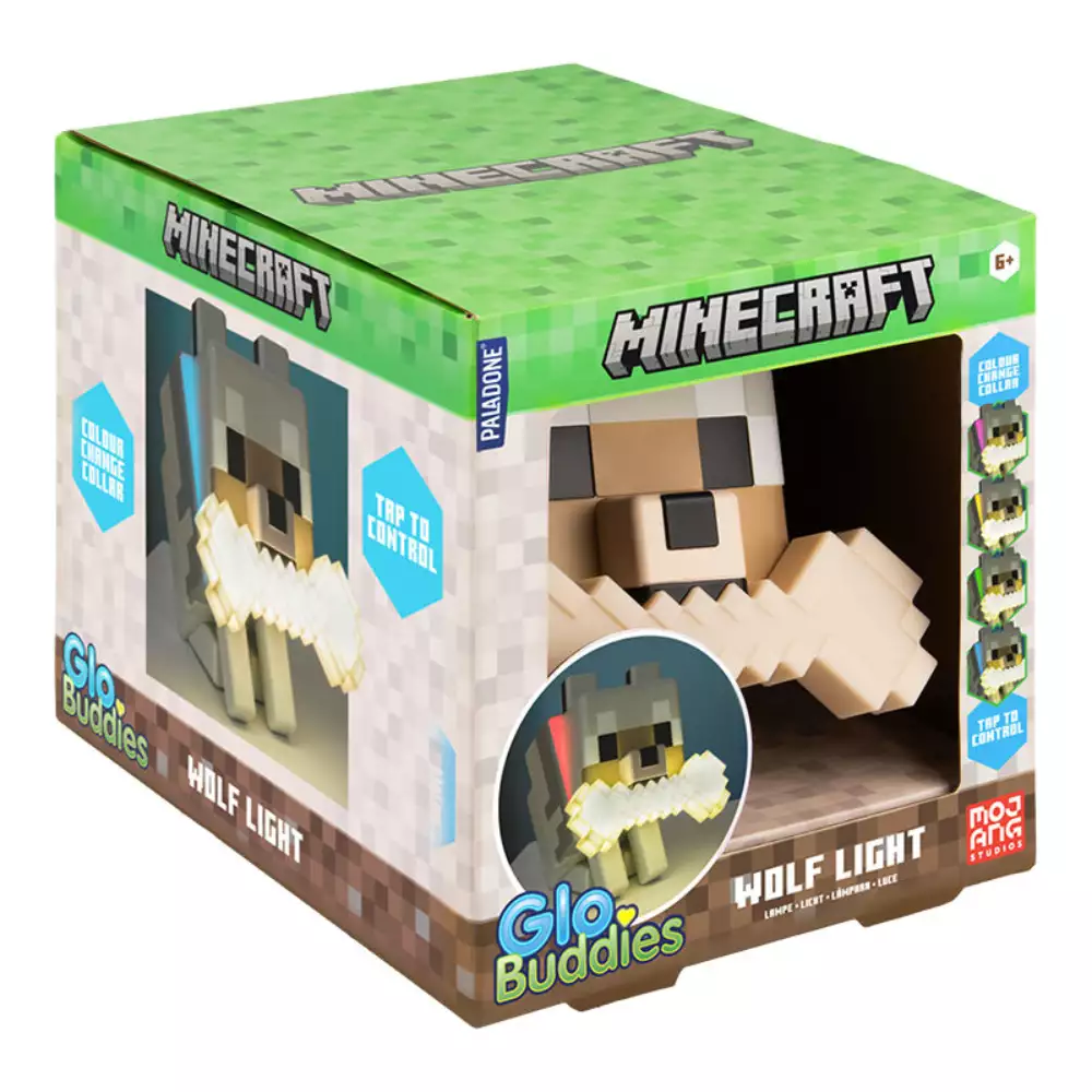 Lámpara Wolf GloBuddies Minecraft 14 cm - Image 5